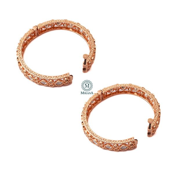 Jaina Polki Designer Bangles