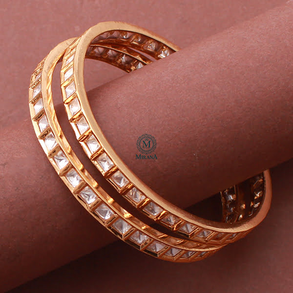 Pankhi Polki Designer Bangles