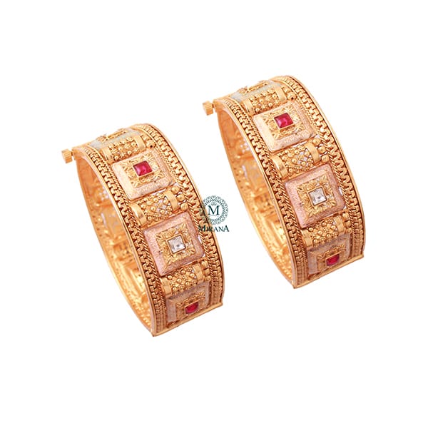 Charvi Multi Antique Designer Bangles