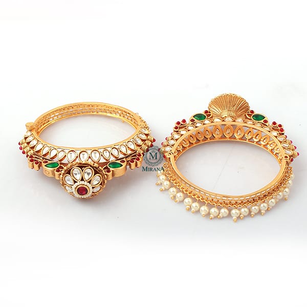 Idhaya Pearl Antique Designer Bangles