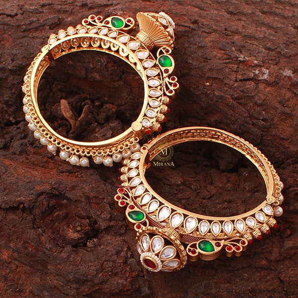 Idhaya Pearl Antique Designer Bangles