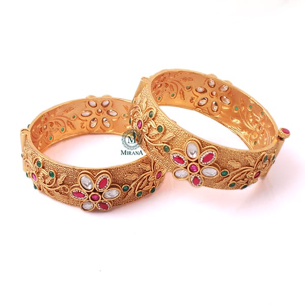 Dhruvika Antique Designer Bangles