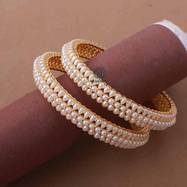 Ragini Pearl Jadau Designer Bangles