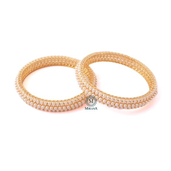 Ragini Pearl Jadau Designer Bangles