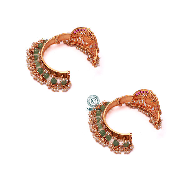 Gaja Pearl Antique Designer Bangles