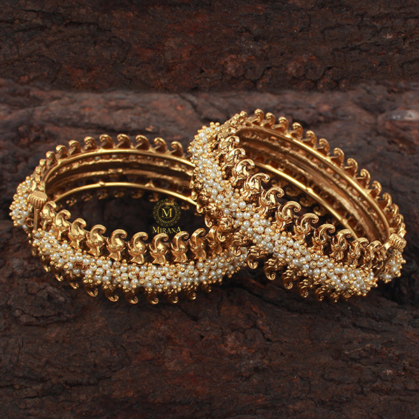 Urishilla Pearl Antique Designer Bangles