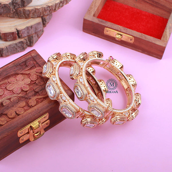 Savya Polki Designer Bangles