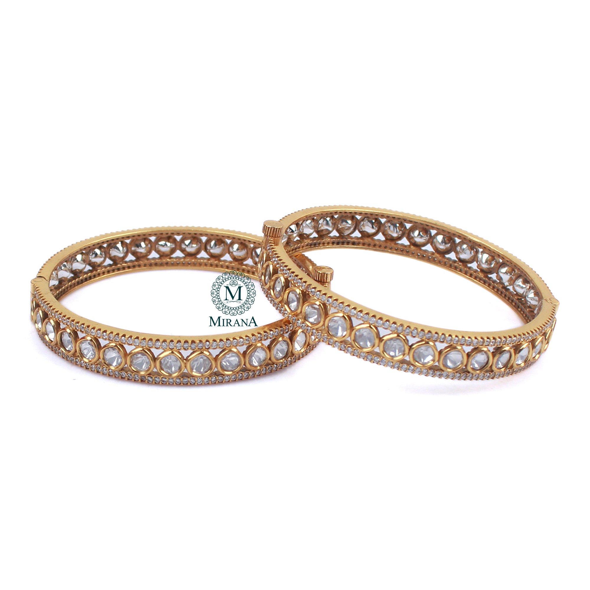 Avni Polki Designer Bangles
