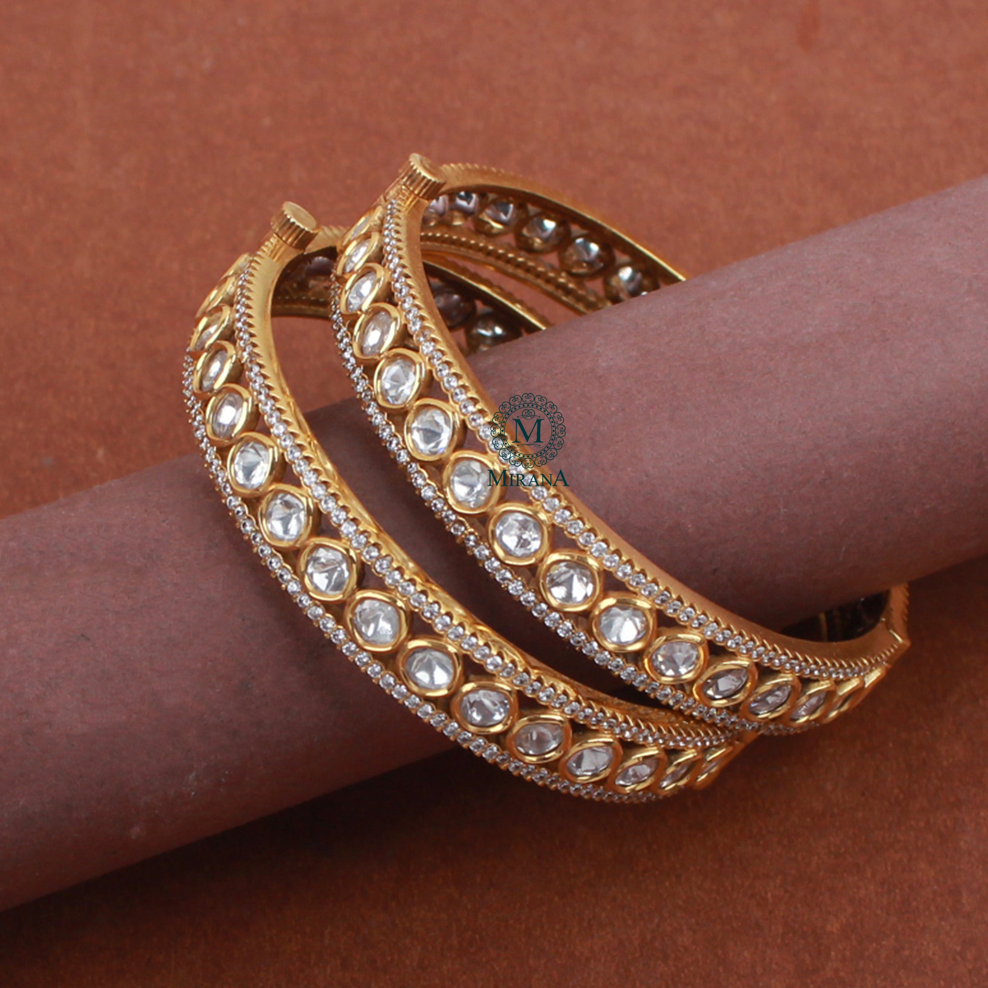 Avni Polki Designer Bangles