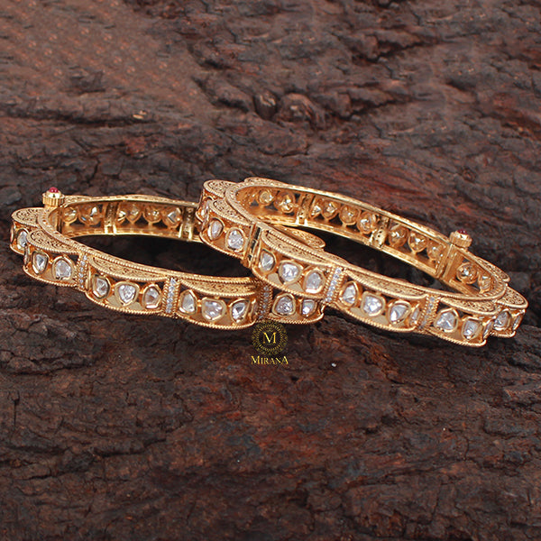 Kiya Polki Designer Bangles