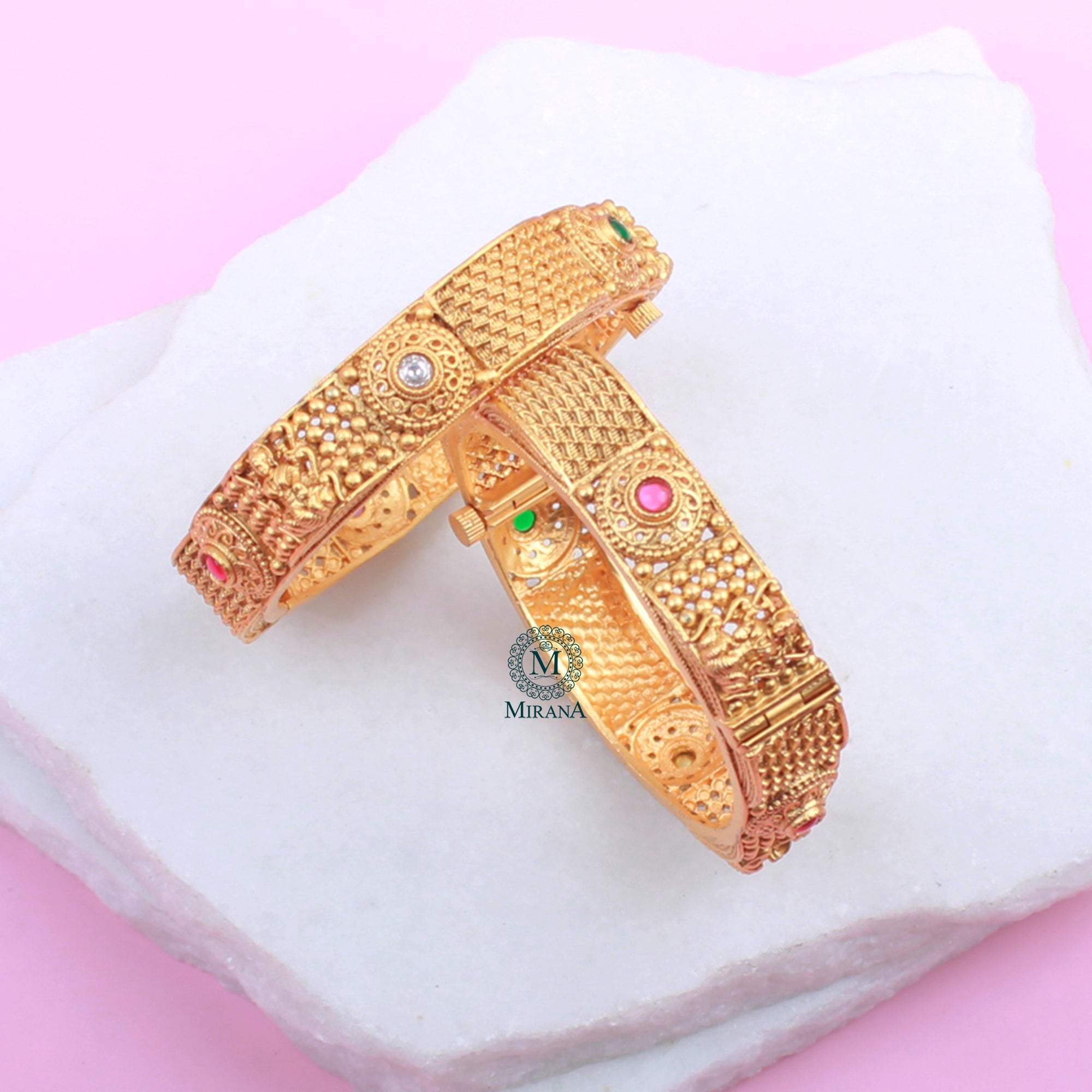 Dhanalakshmi Antique Designer Bangles