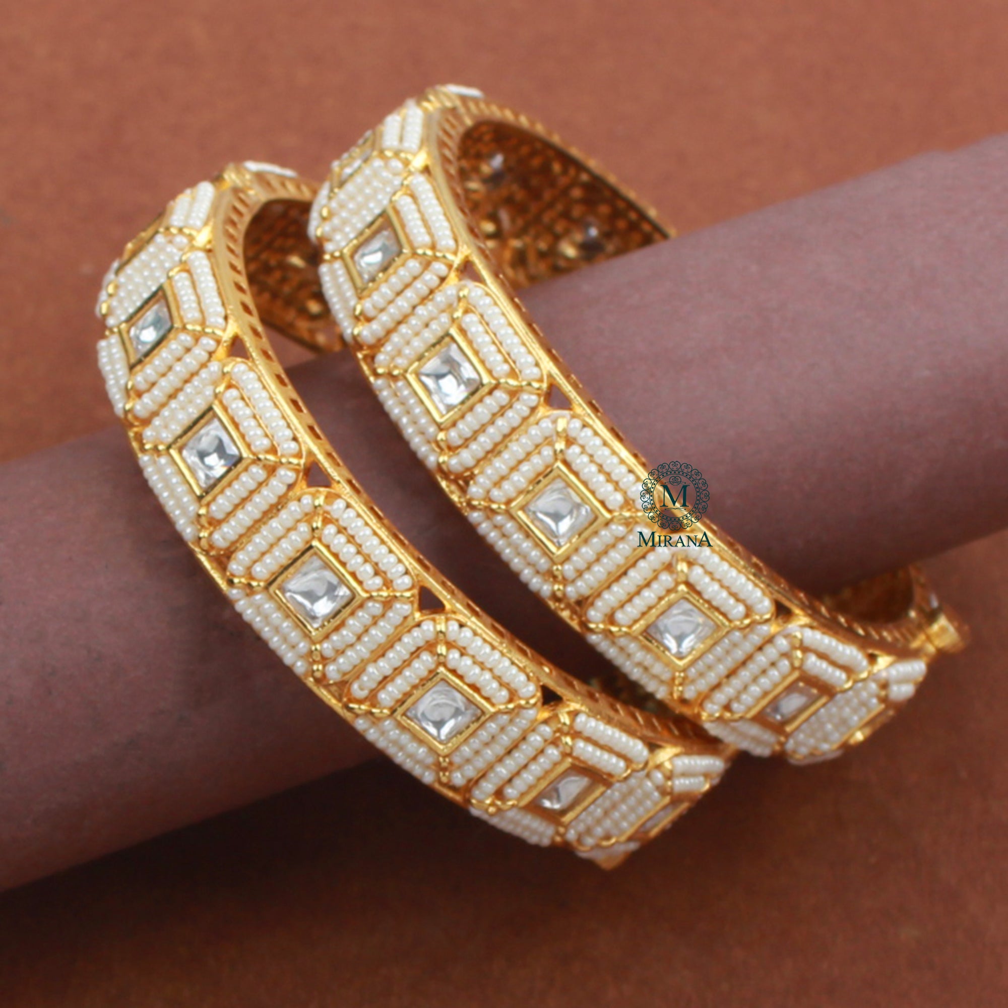 Ishika Polki Designer Bangles