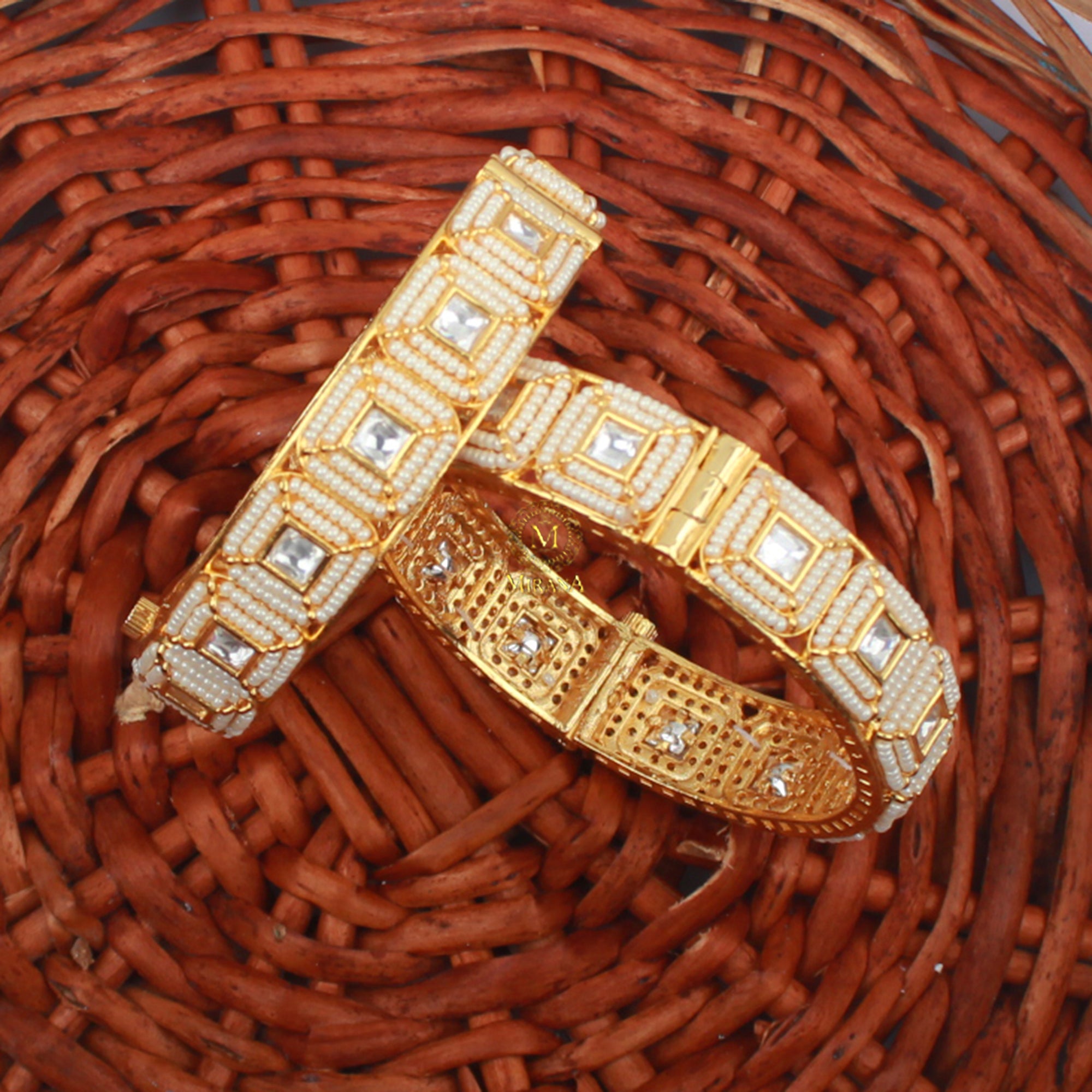 Ishika Polki Designer Bangles