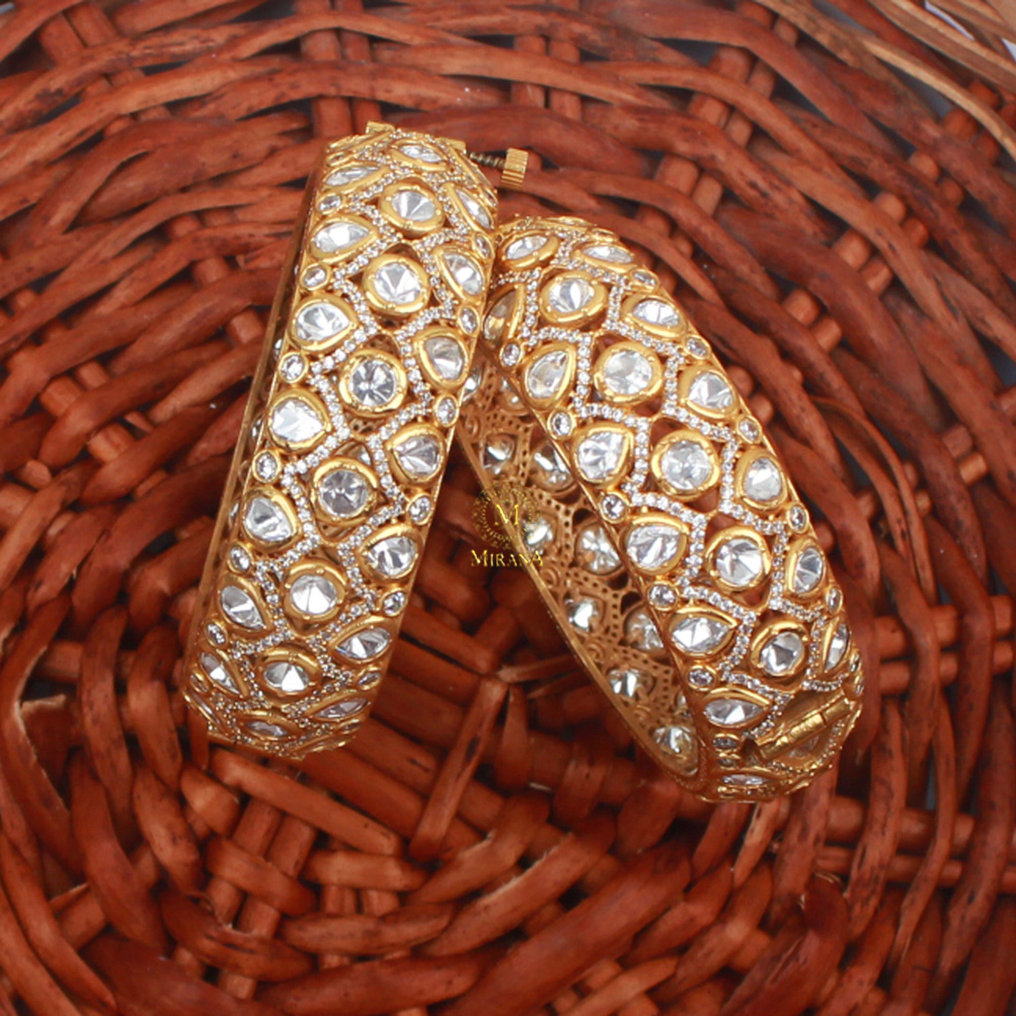 Shivika Polki Designer Bangles