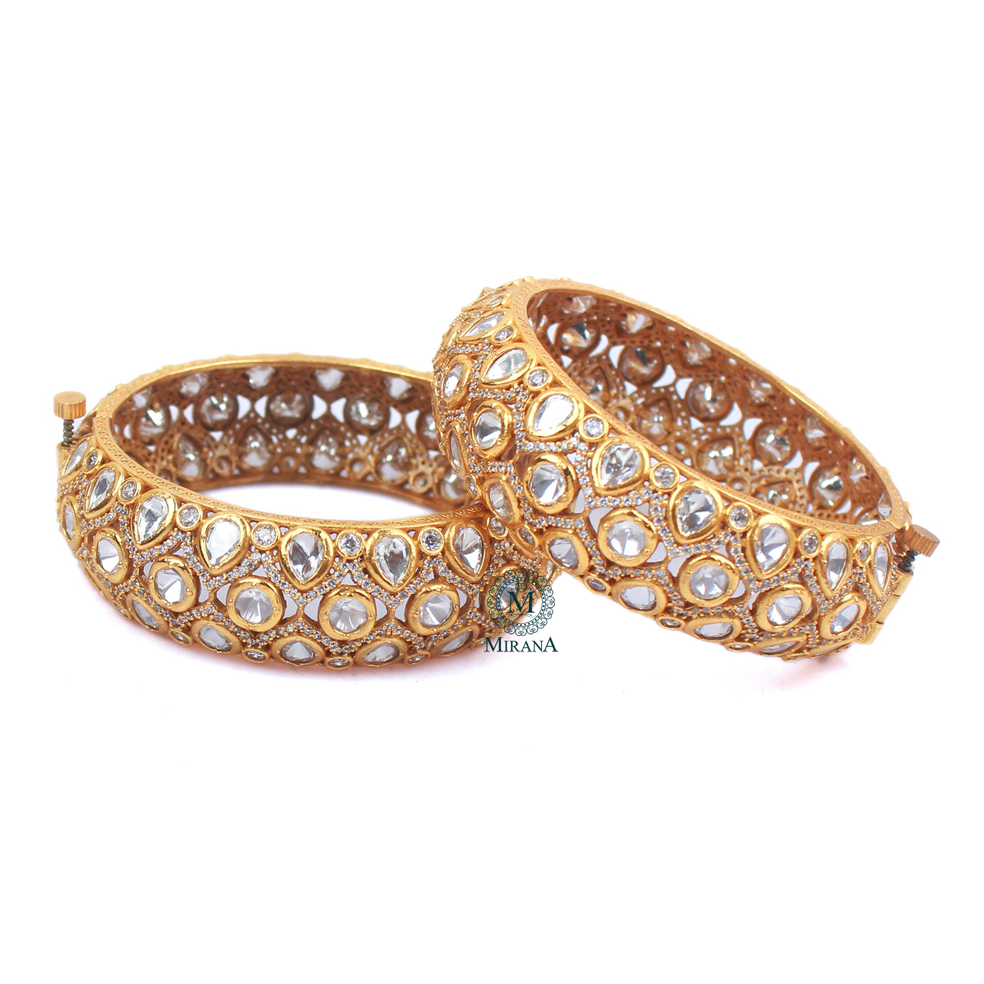 Shivika Polki Designer Bangles