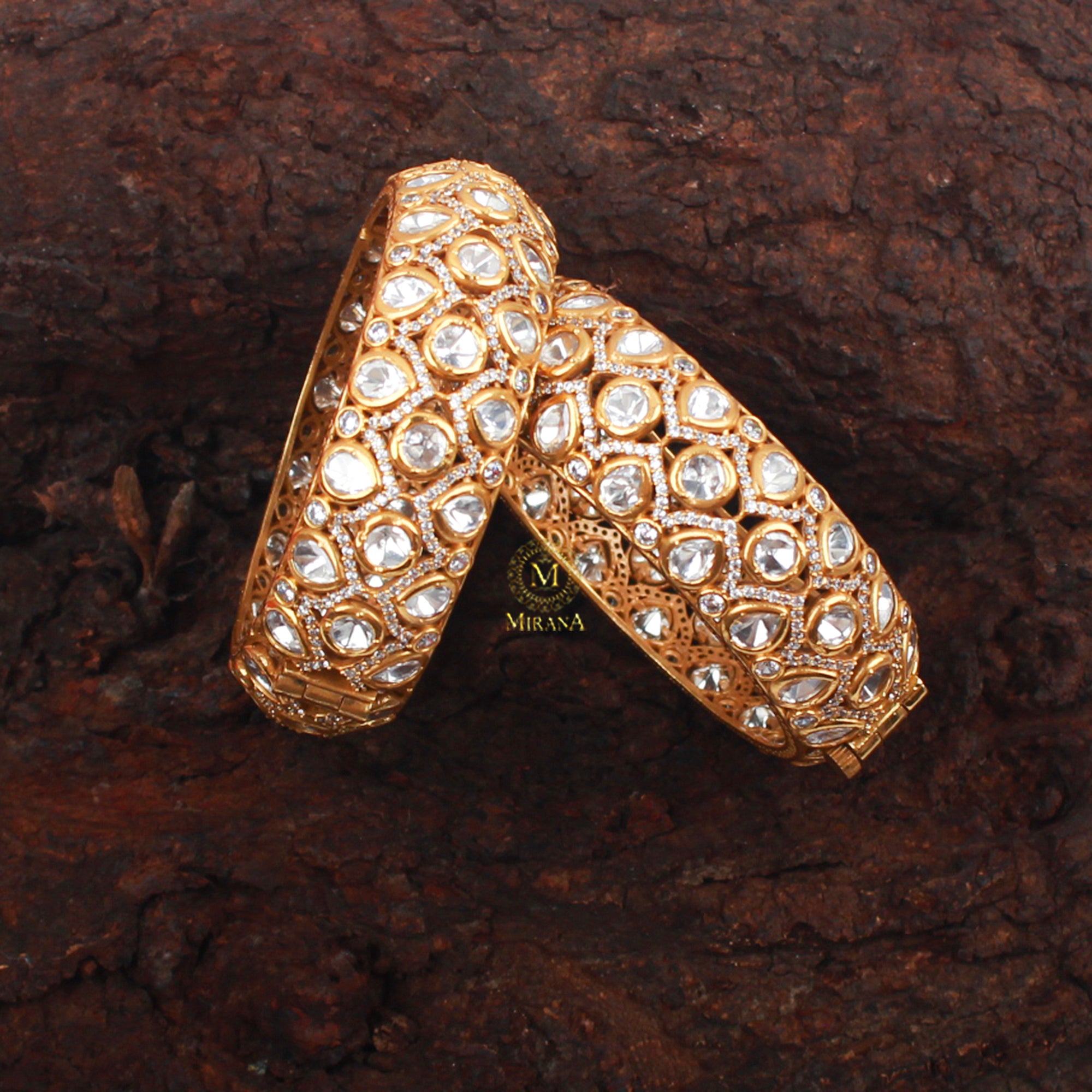 Shivika Polki Designer Bangles