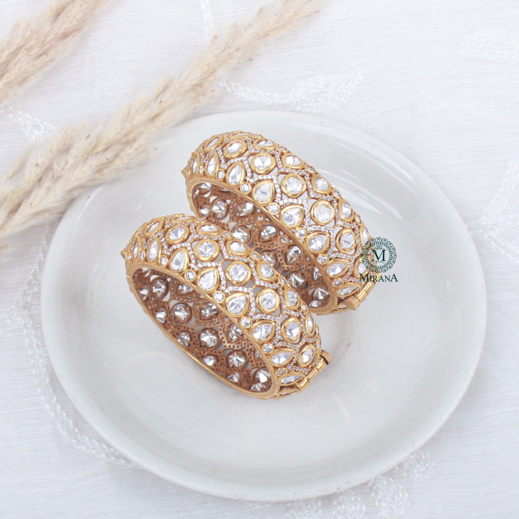 Shivika Polki Designer Bangles