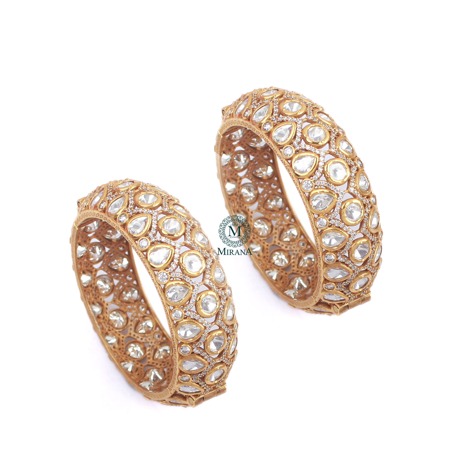 Shivika Polki Designer Bangles