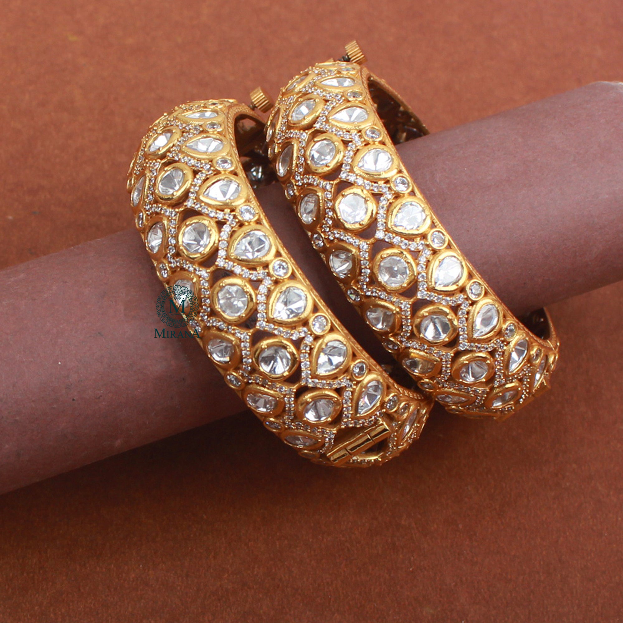 Shivika Polki Designer Bangles
