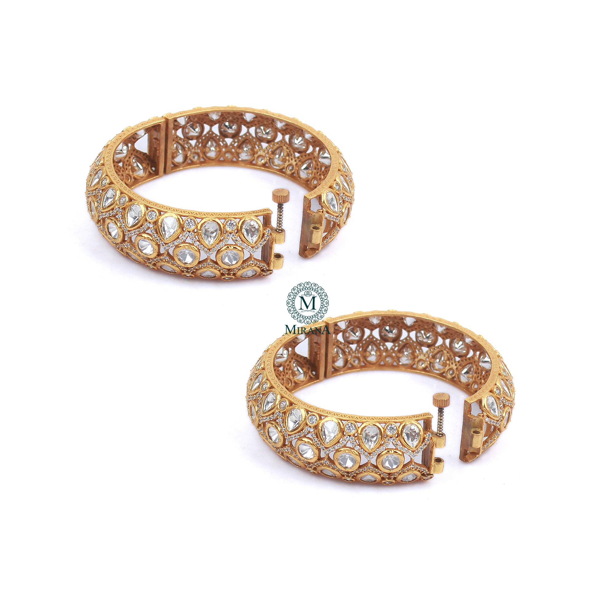 Shivika Polki Designer Bangles