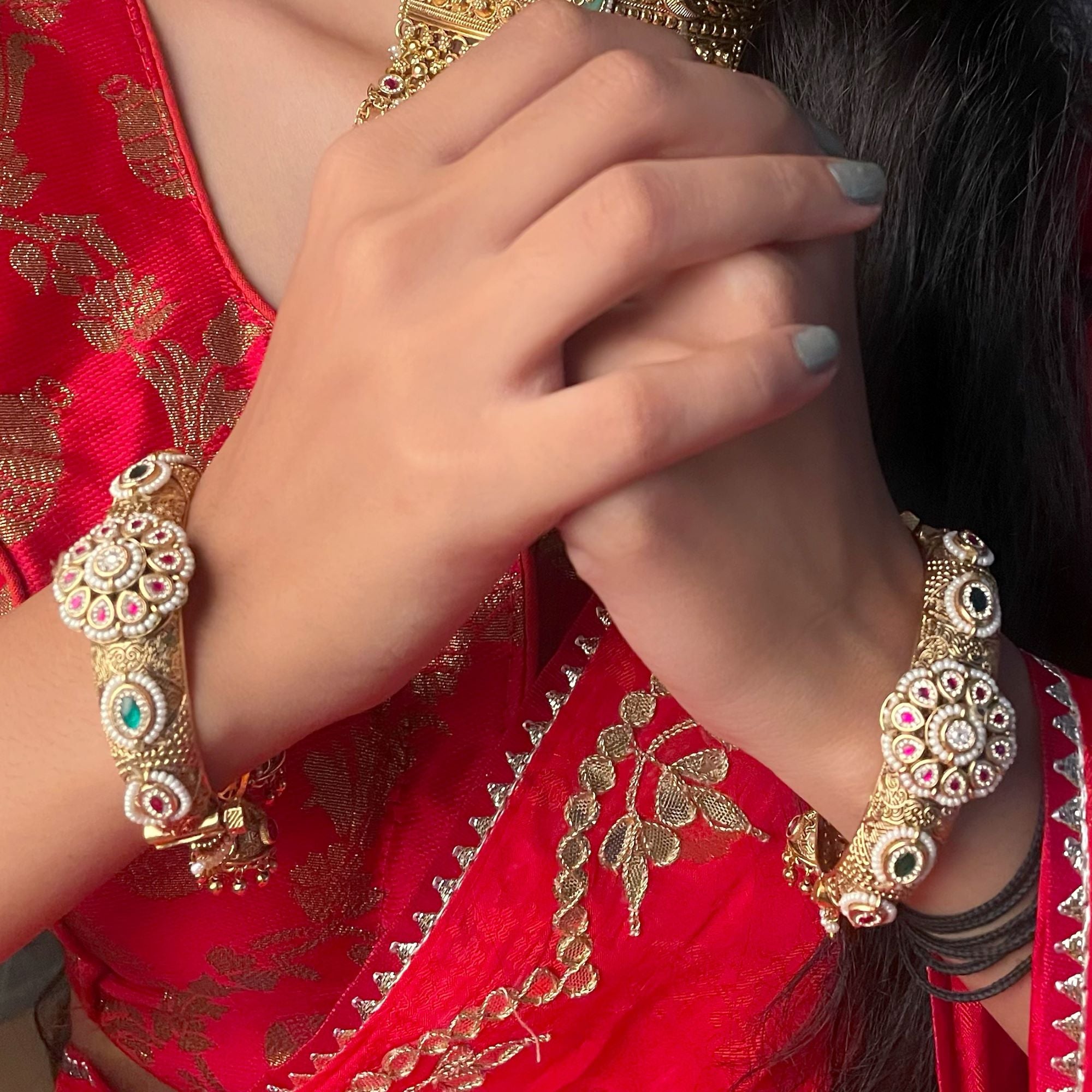 Saanjh Antique Designer Bangles