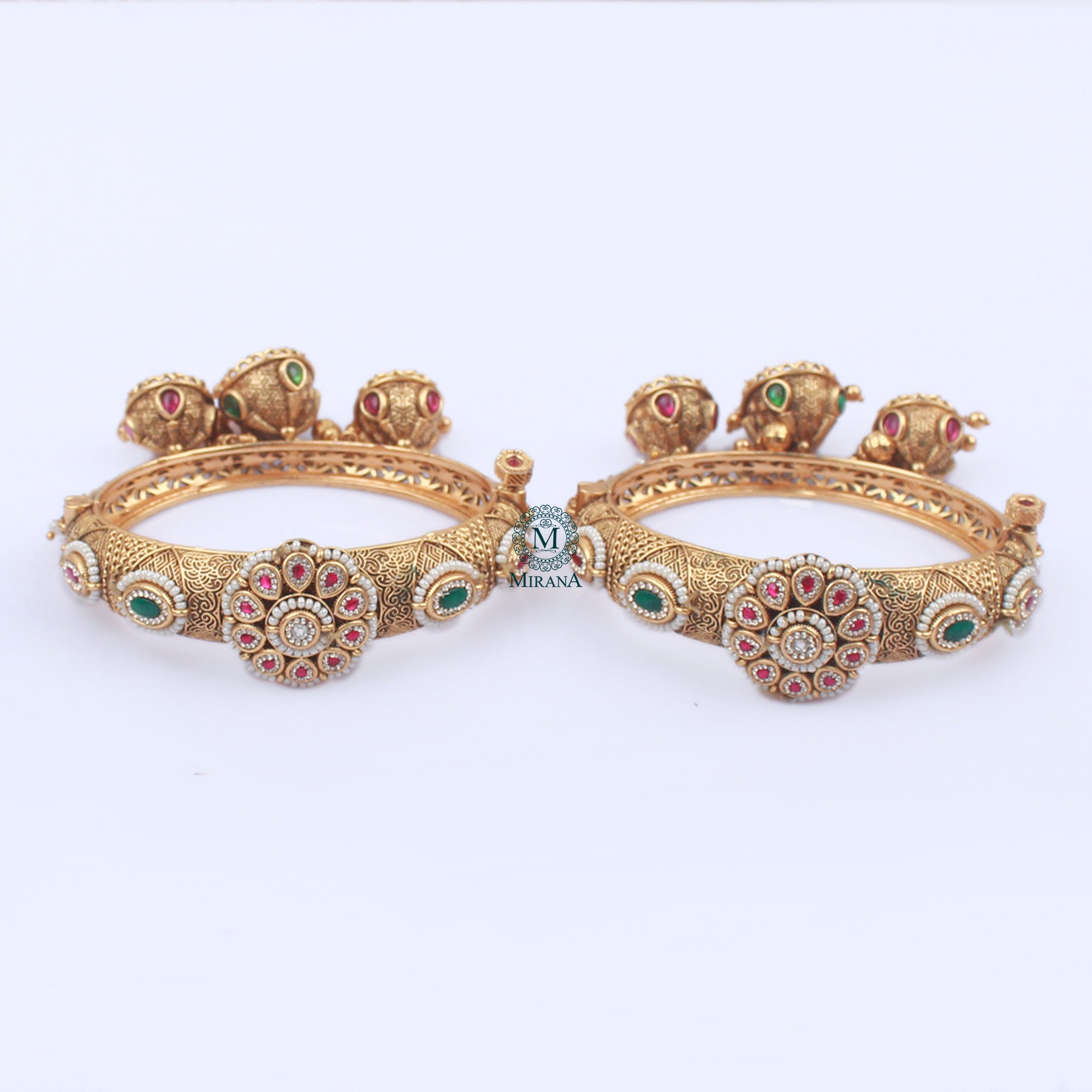 Saanjh Antique Designer Bangles