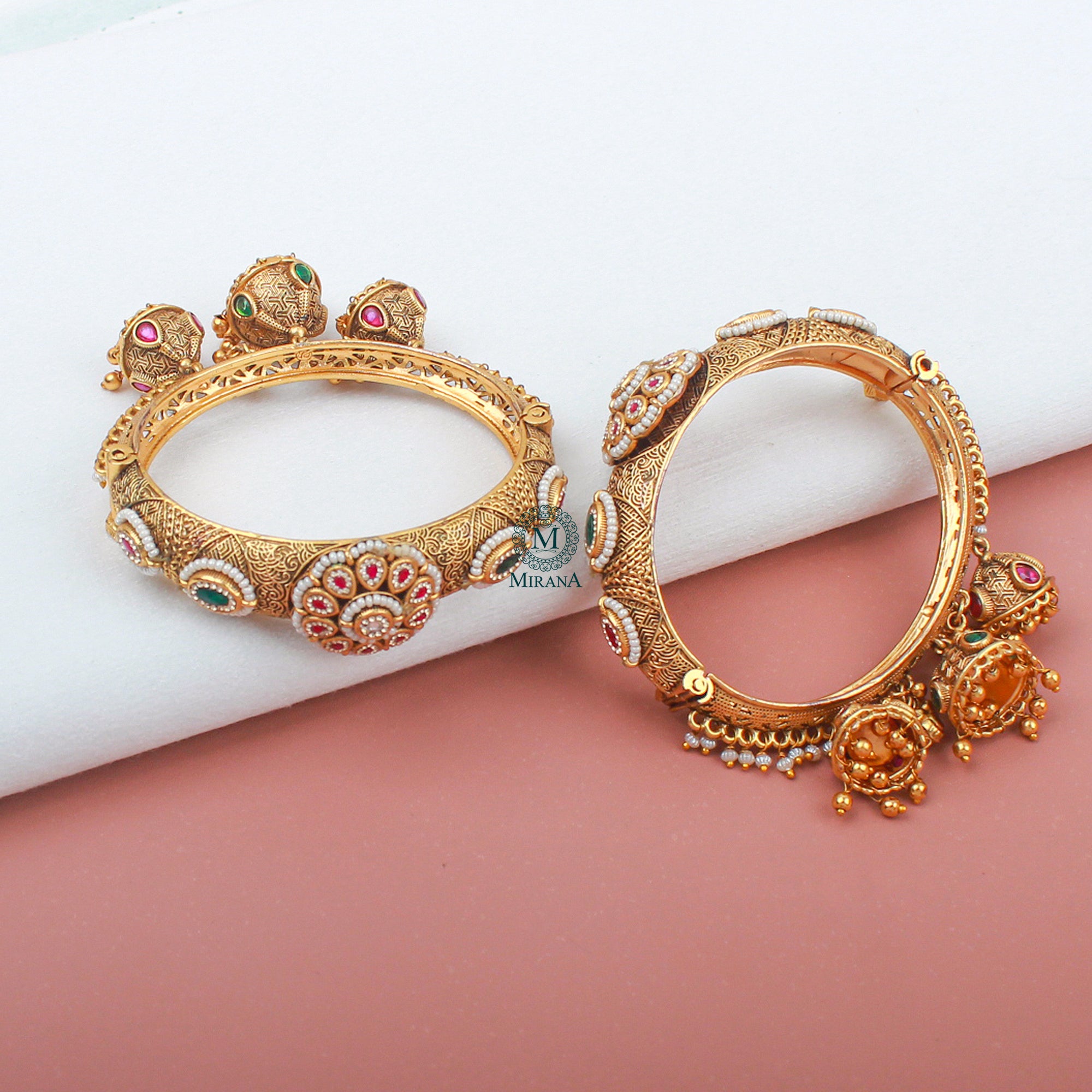Saanjh Antique Designer Bangles