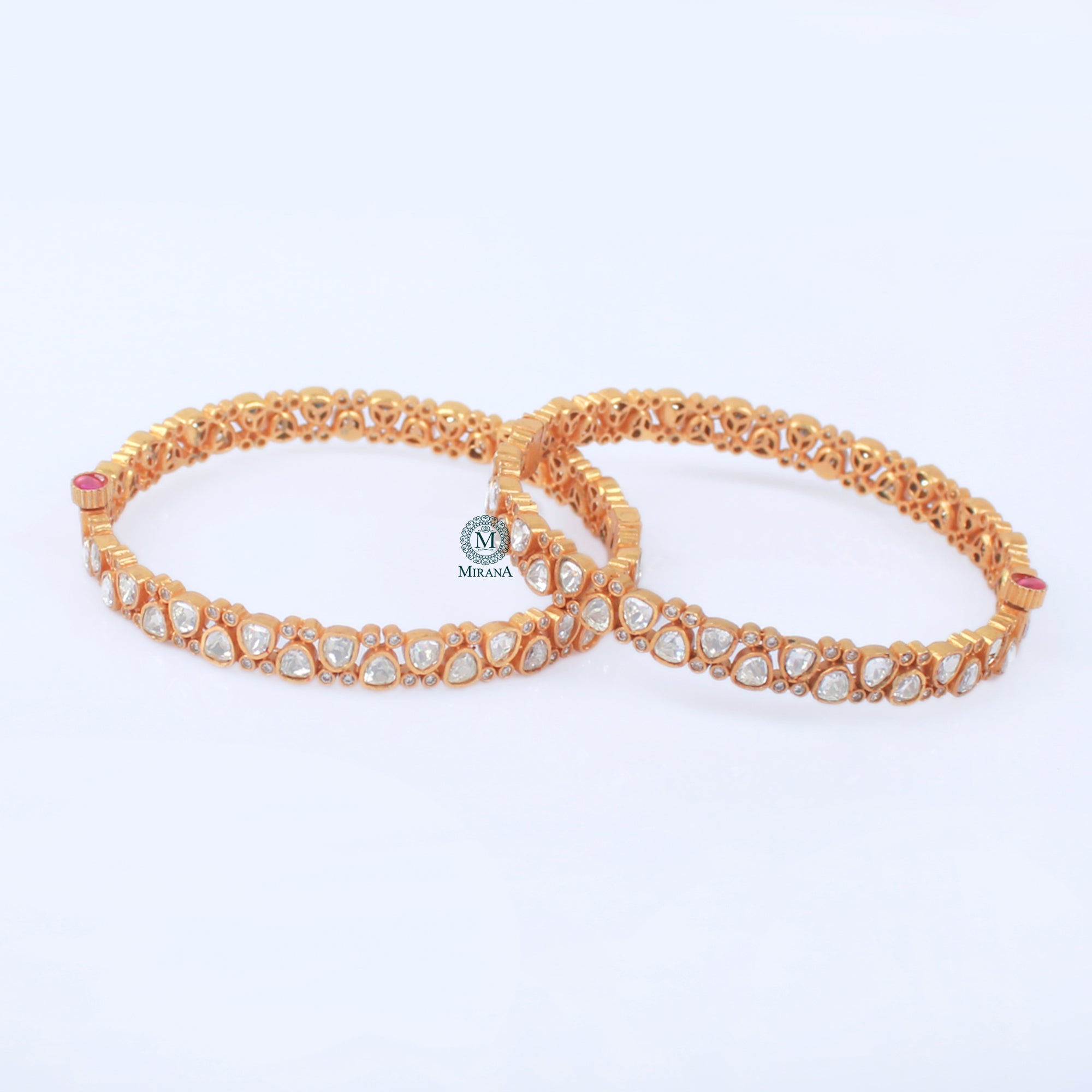 Aushi Moissanite Designer Bangles