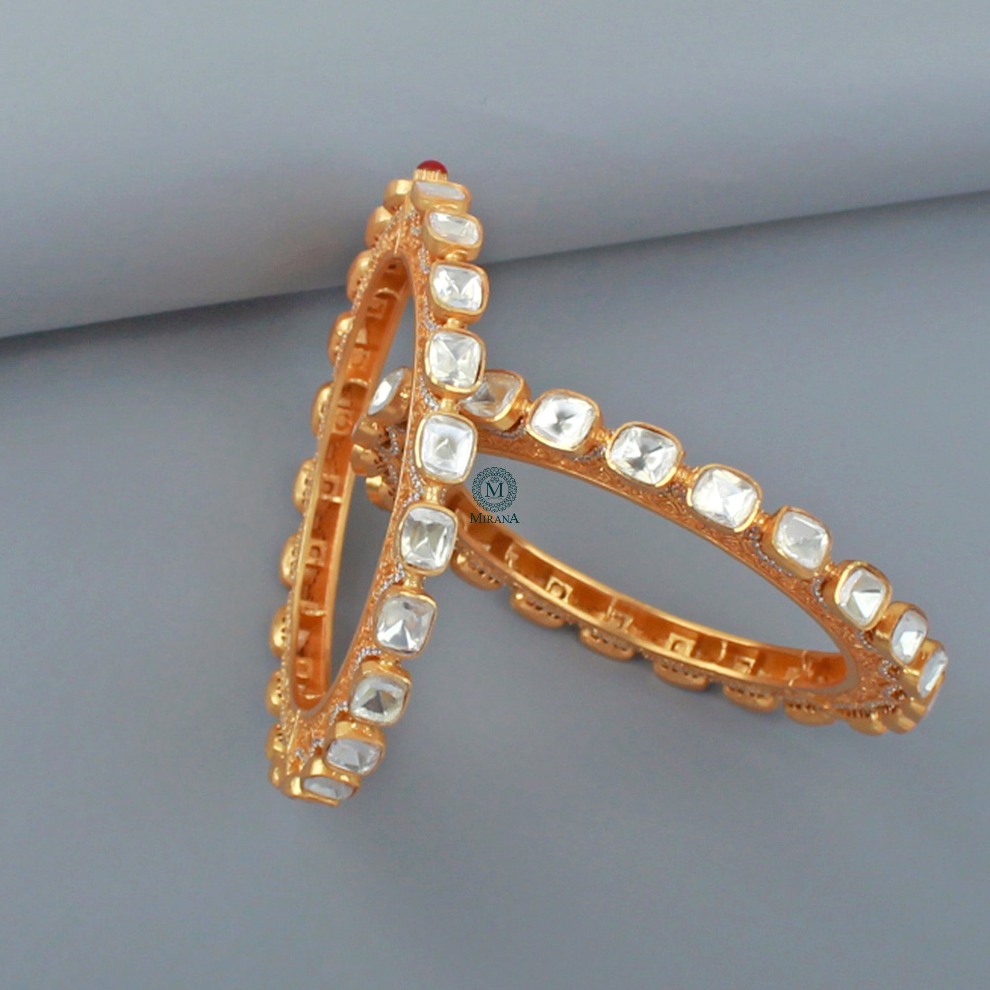 Erisha Moissanite Designer Bangles
