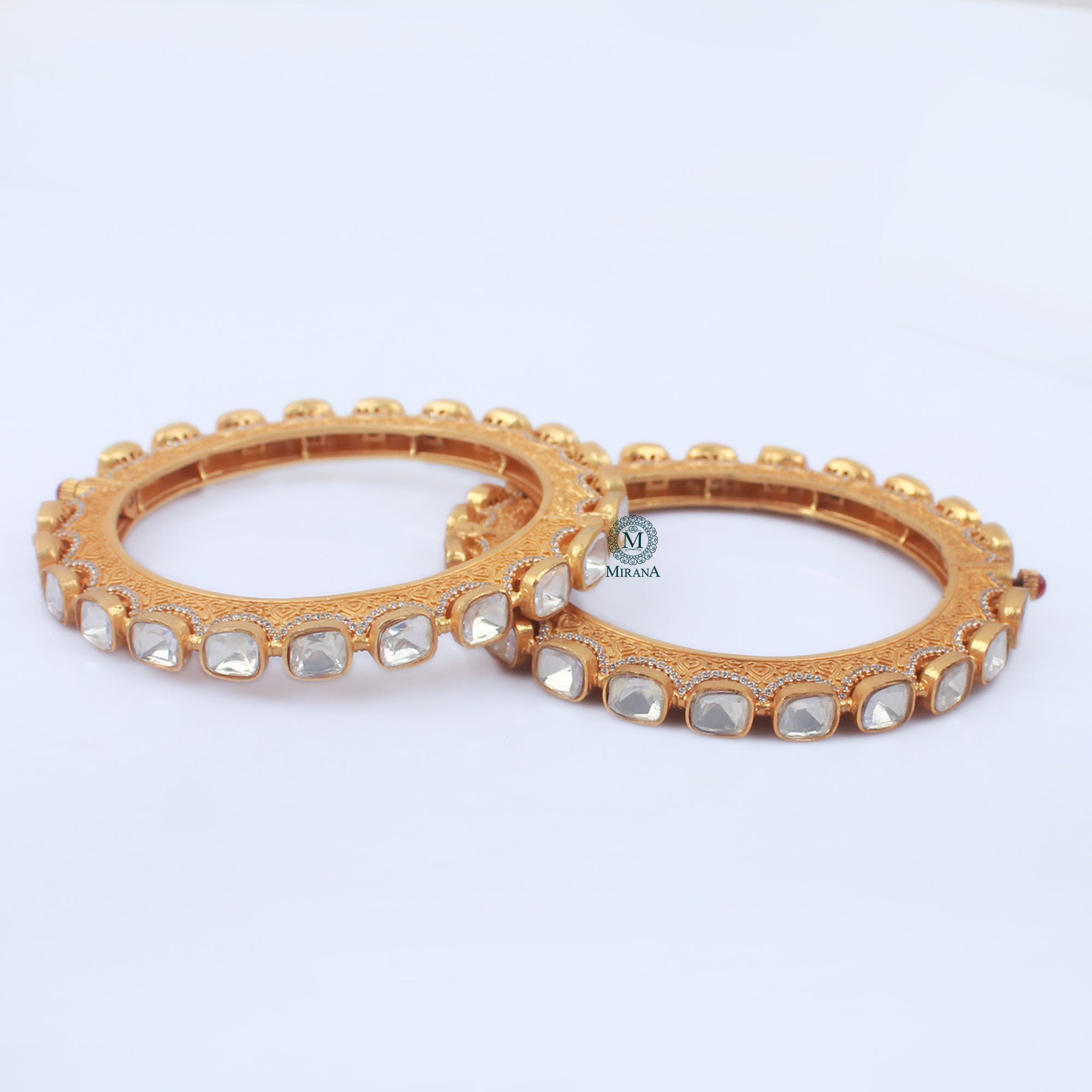 Erisha Moissanite Designer Bangles