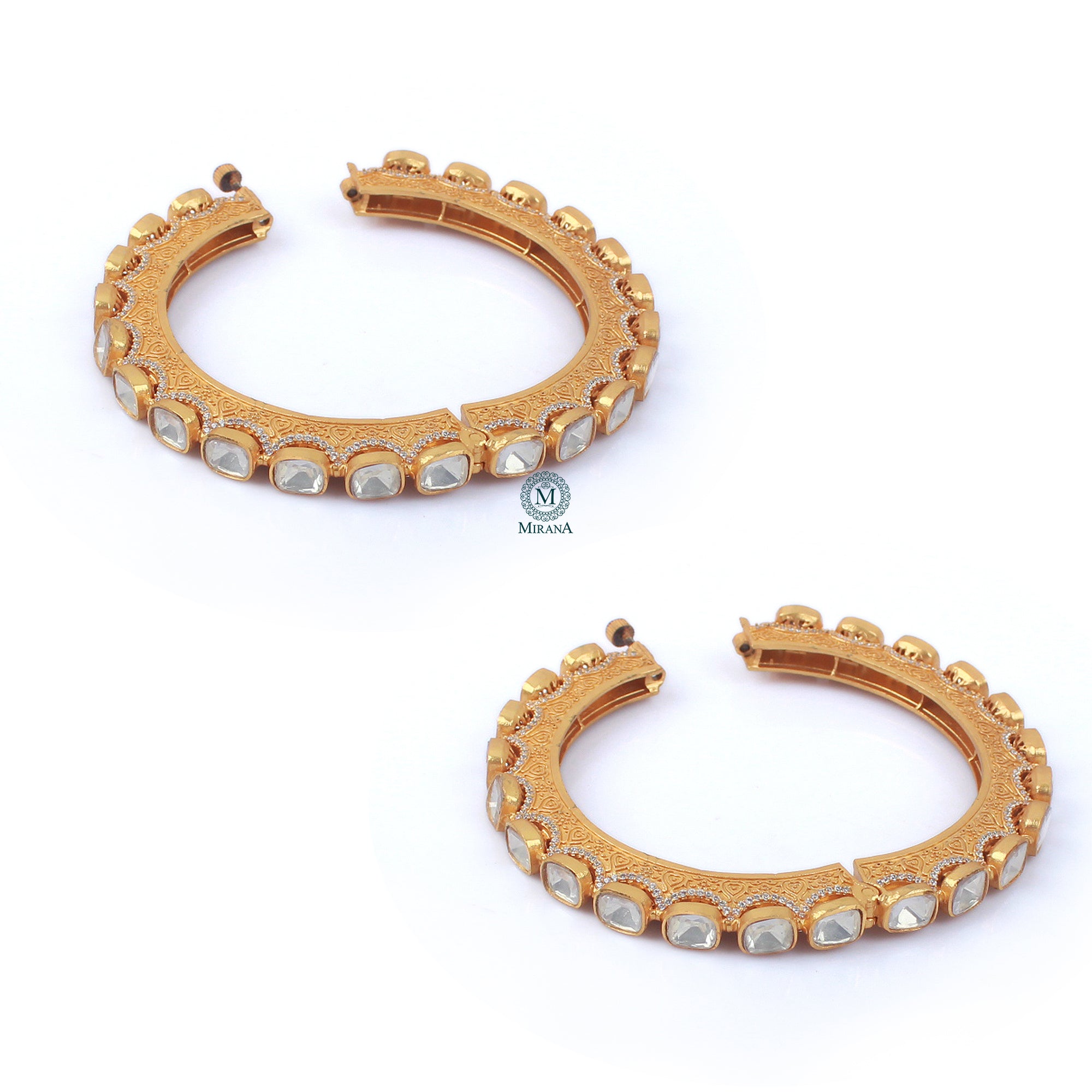 Erisha Moissanite Designer Bangles