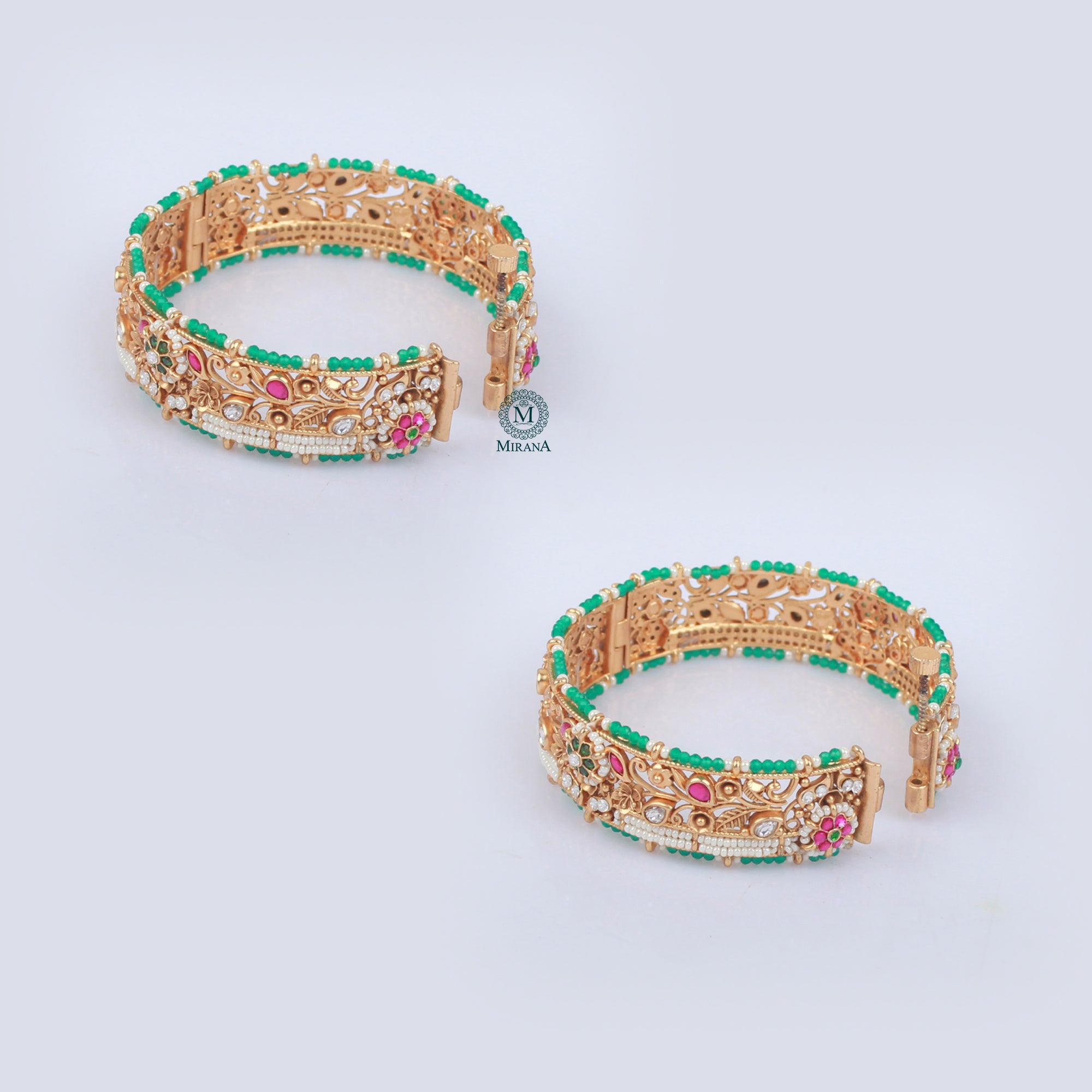 Shenu Antique Designer Bangles