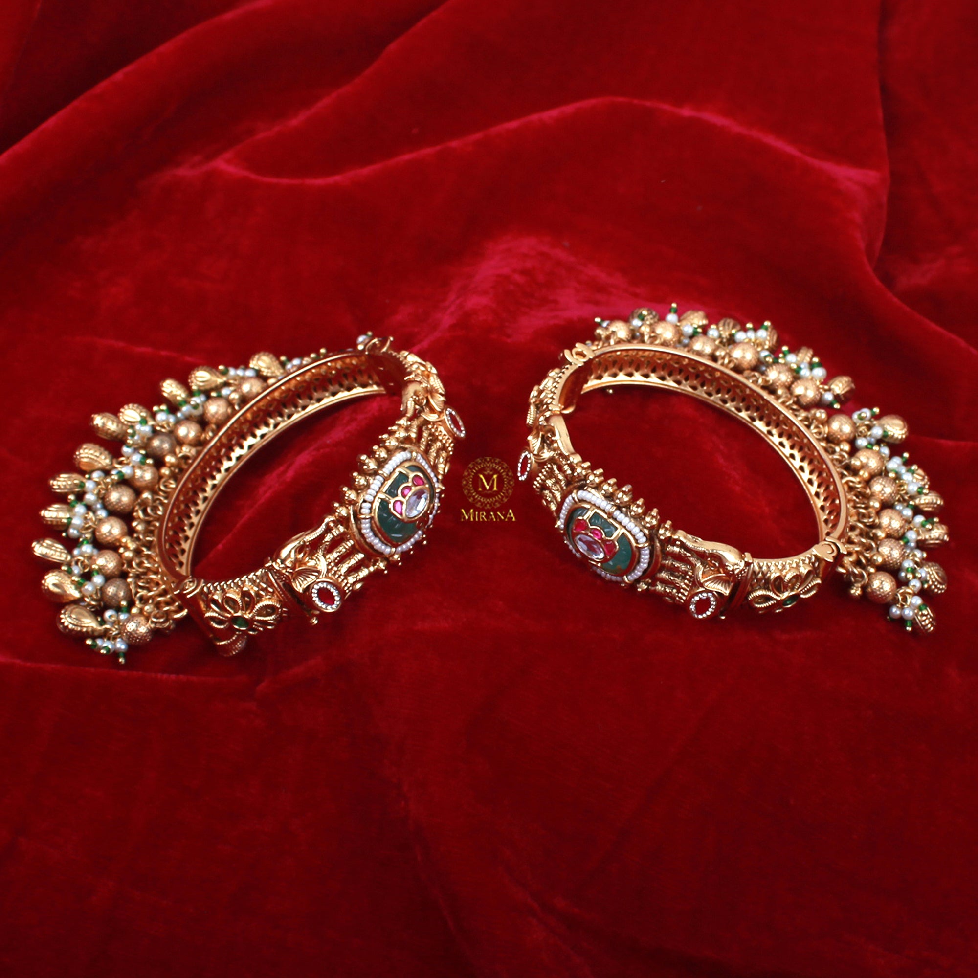 Drishi Antique Ghungroo Bangles