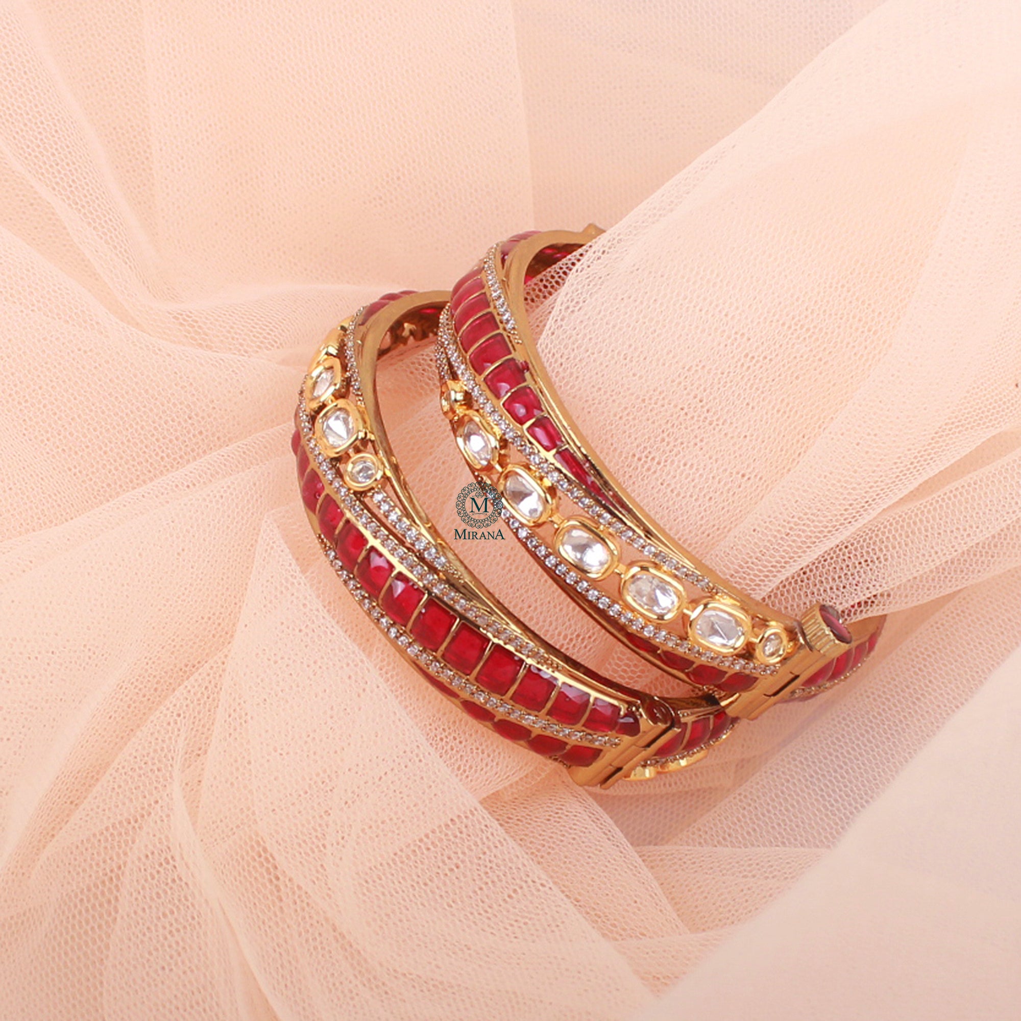 Sarika Polki Designer Bangles