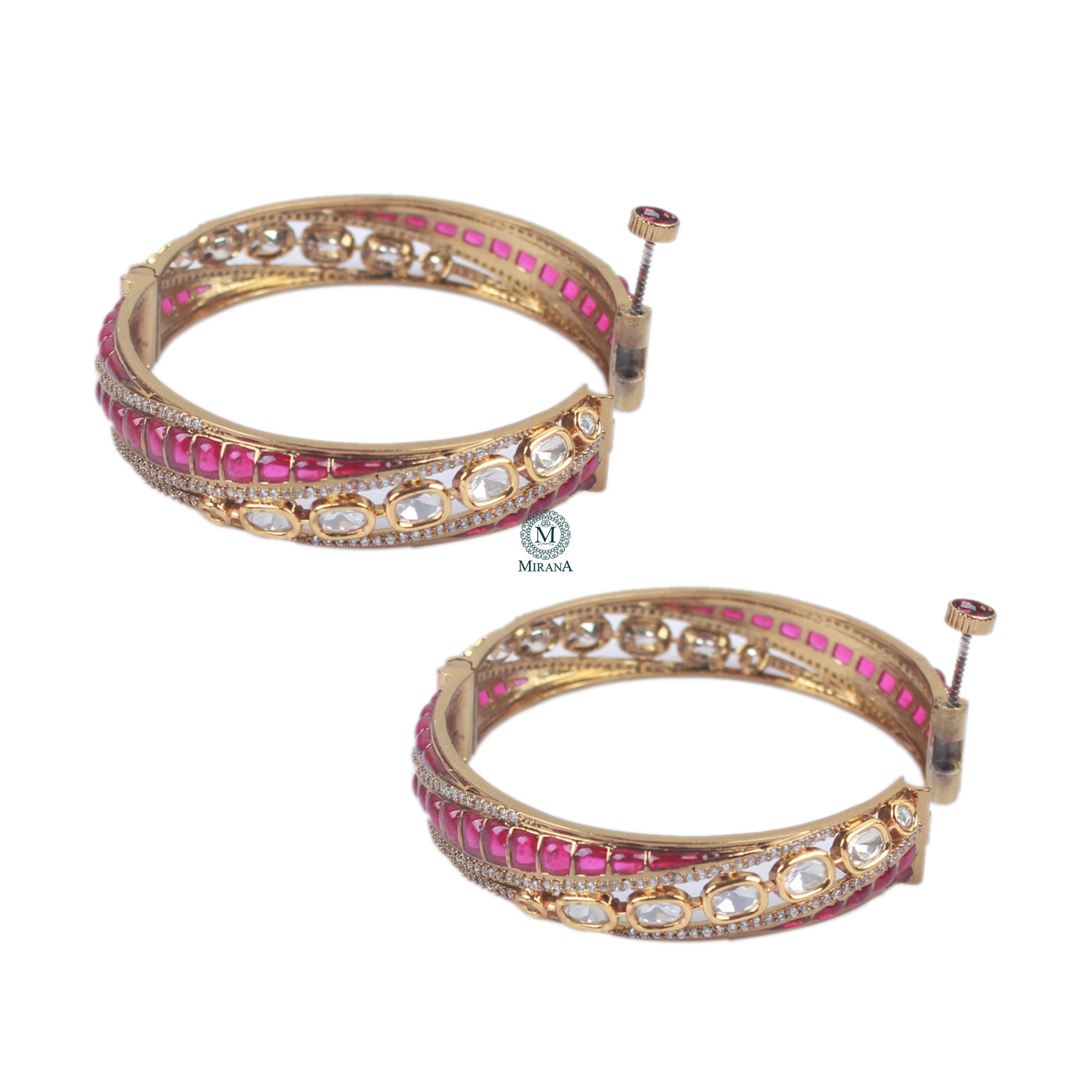 Sarika Polki Designer Bangles