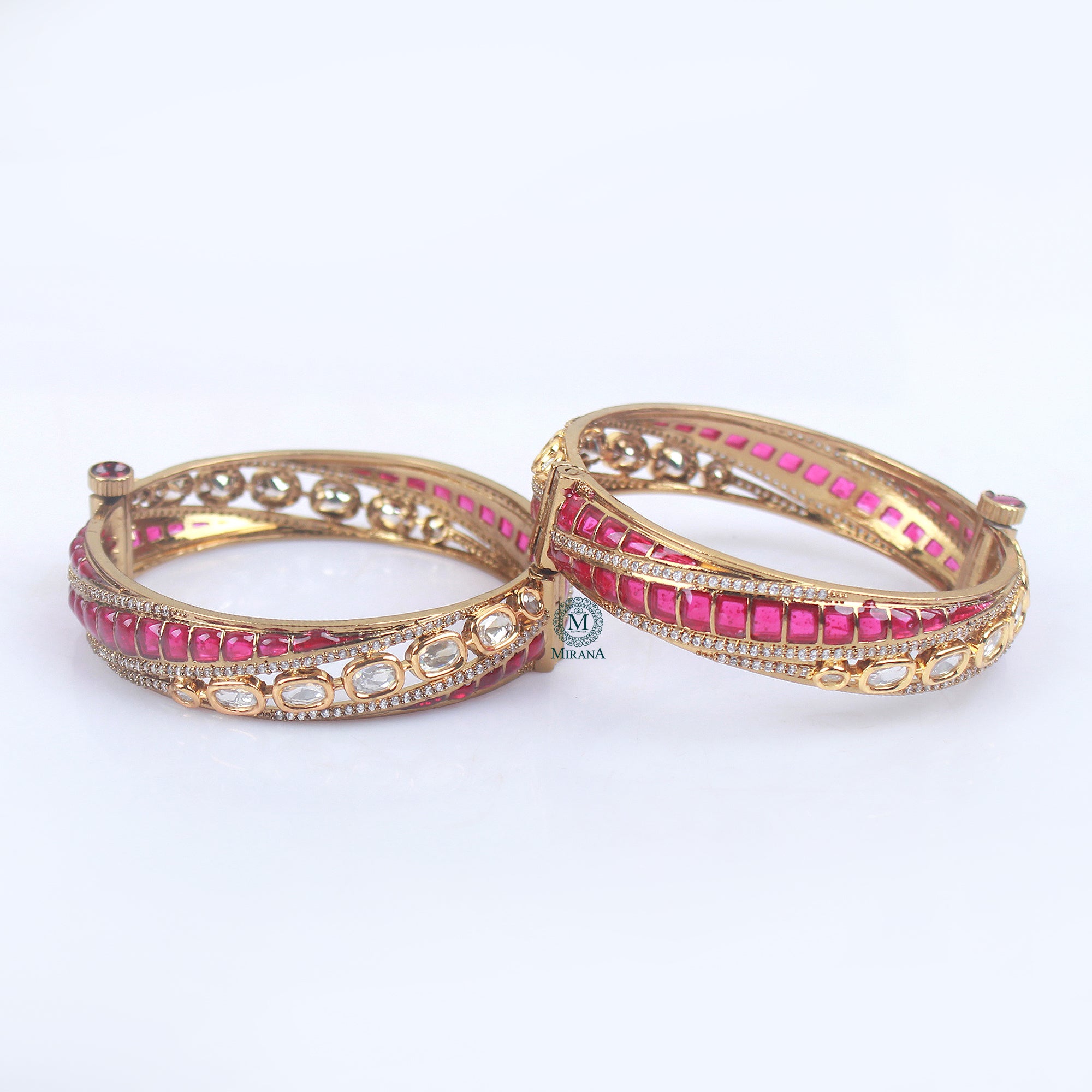 Sarika Polki Designer Bangles