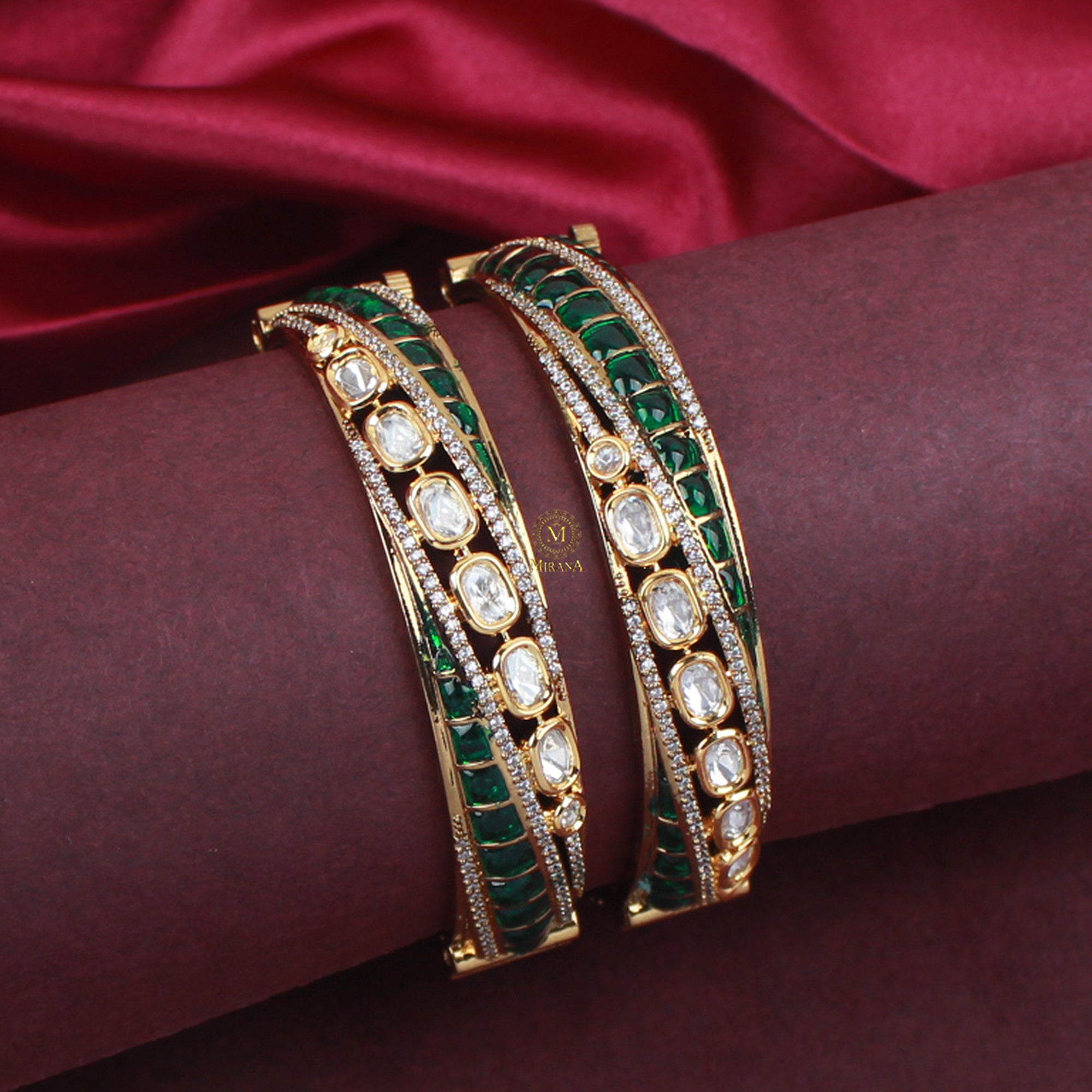 Sarika Polki Designer Bangles