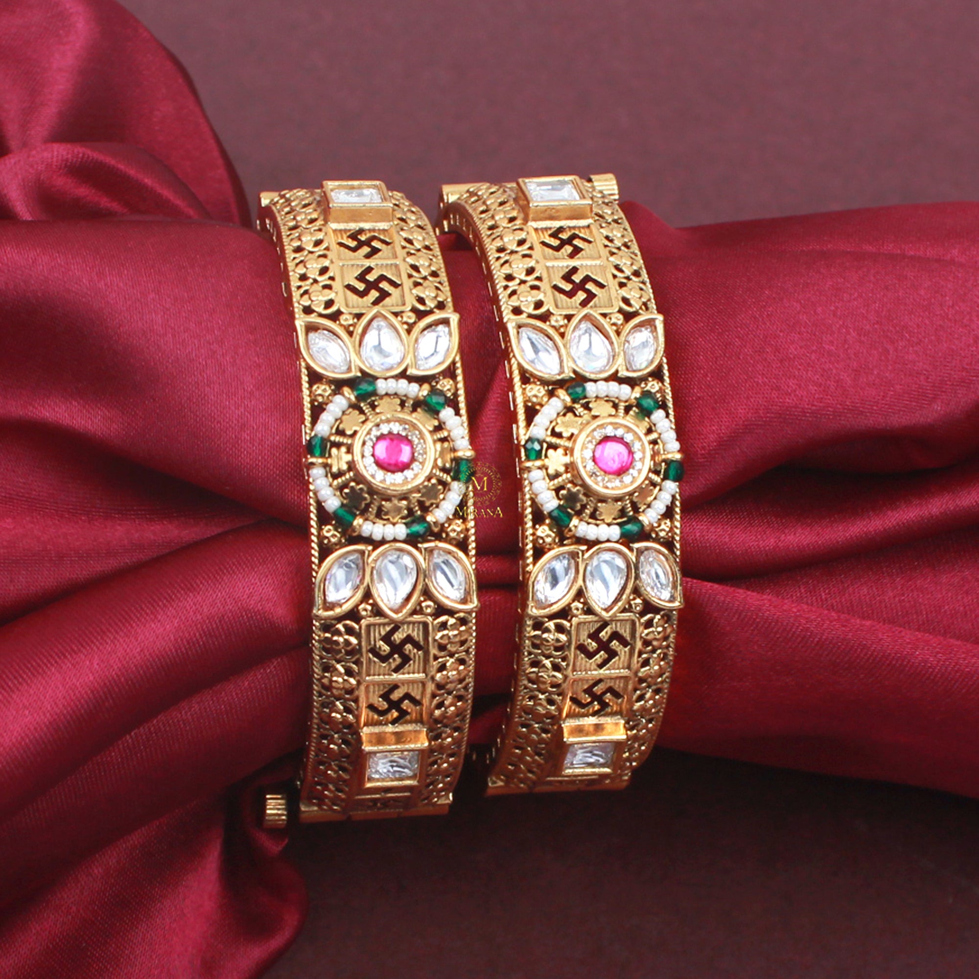 Pritha Antique Designer Bangles
