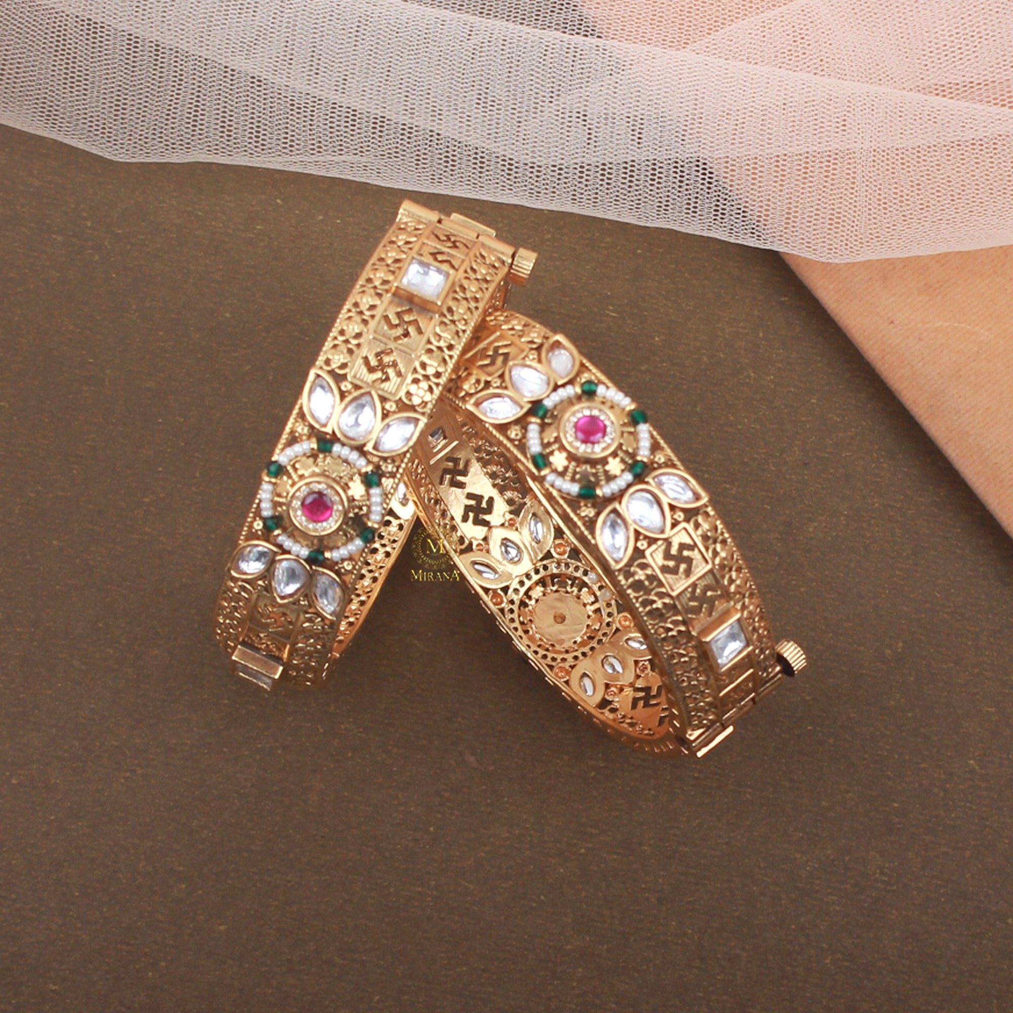 Pritha Antique Designer Bangles