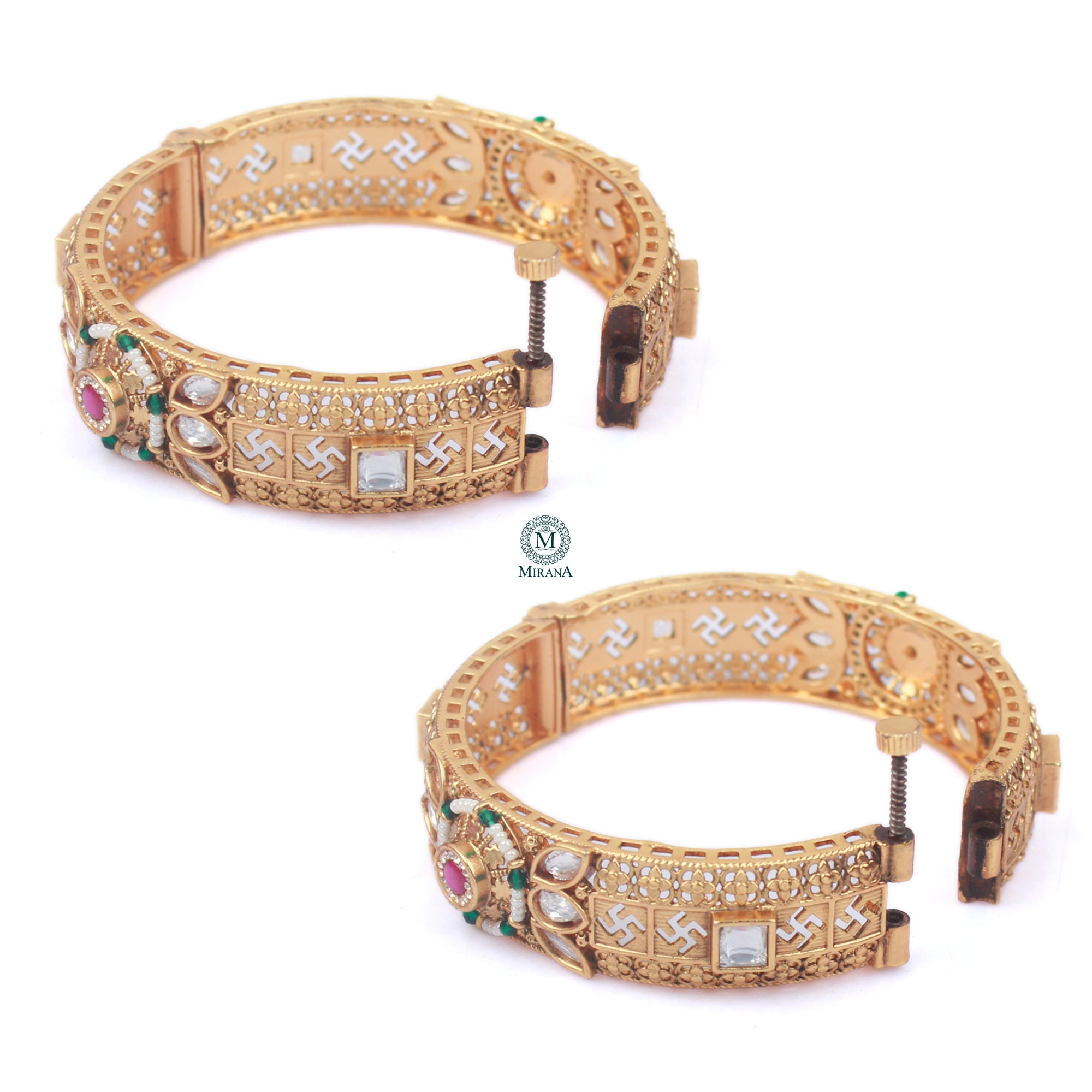Pritha Antique Designer Bangles