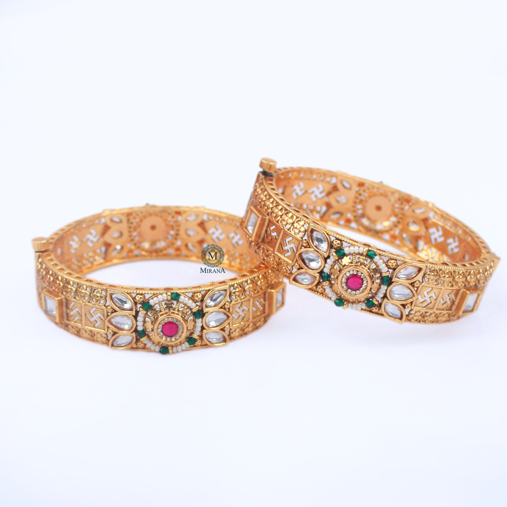 Pritha Antique Designer Bangles