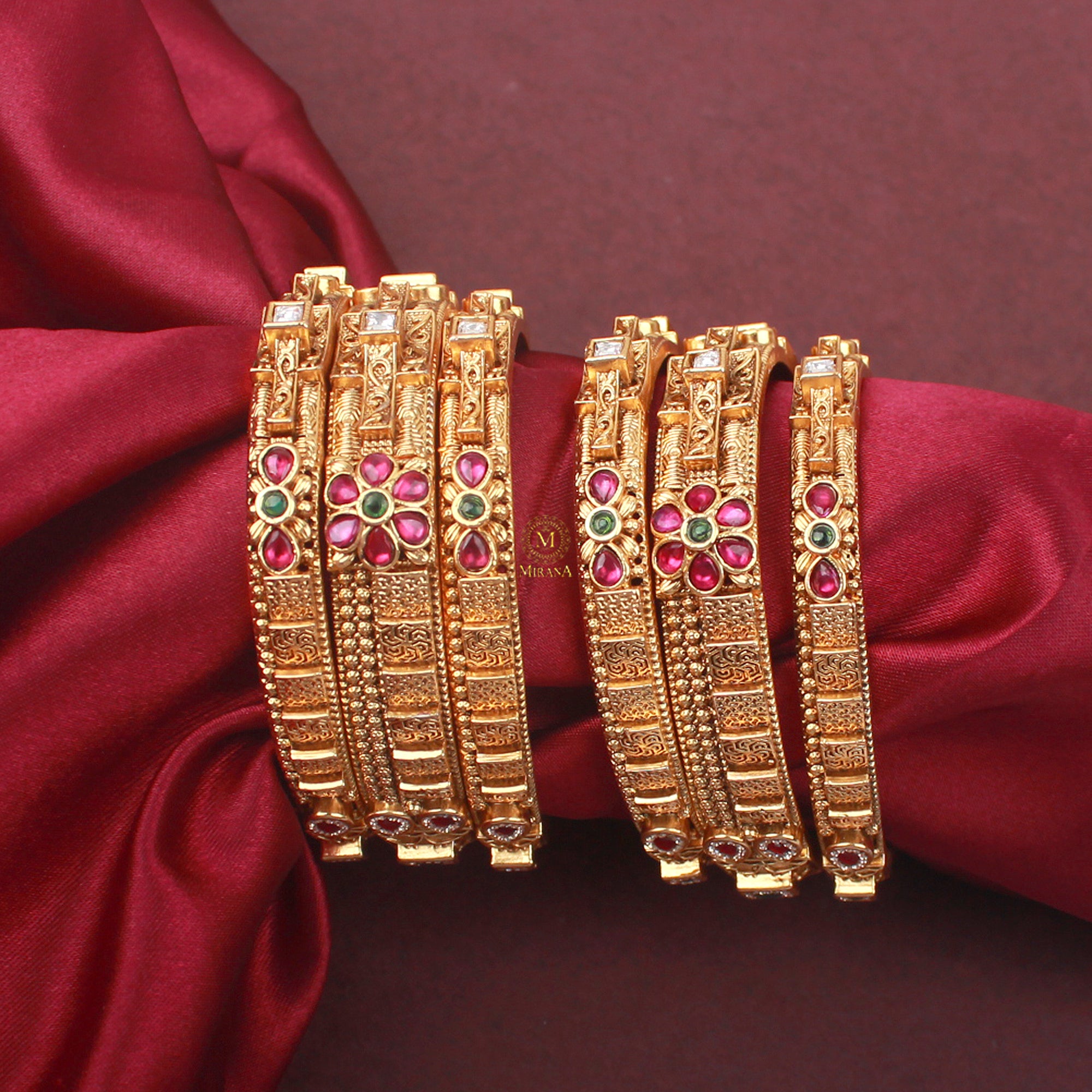 Veena Antique Designer Bangles