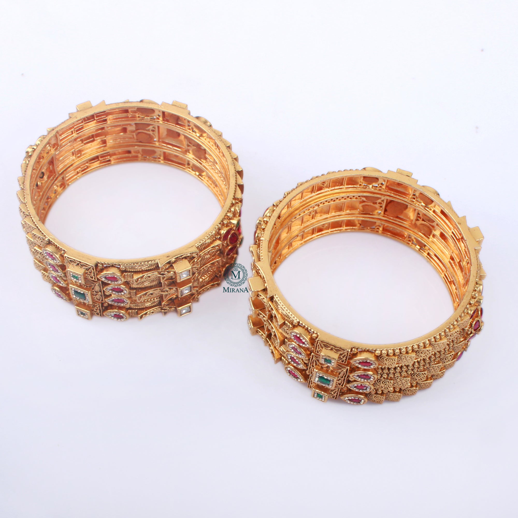 Veena Antique Designer Bangles