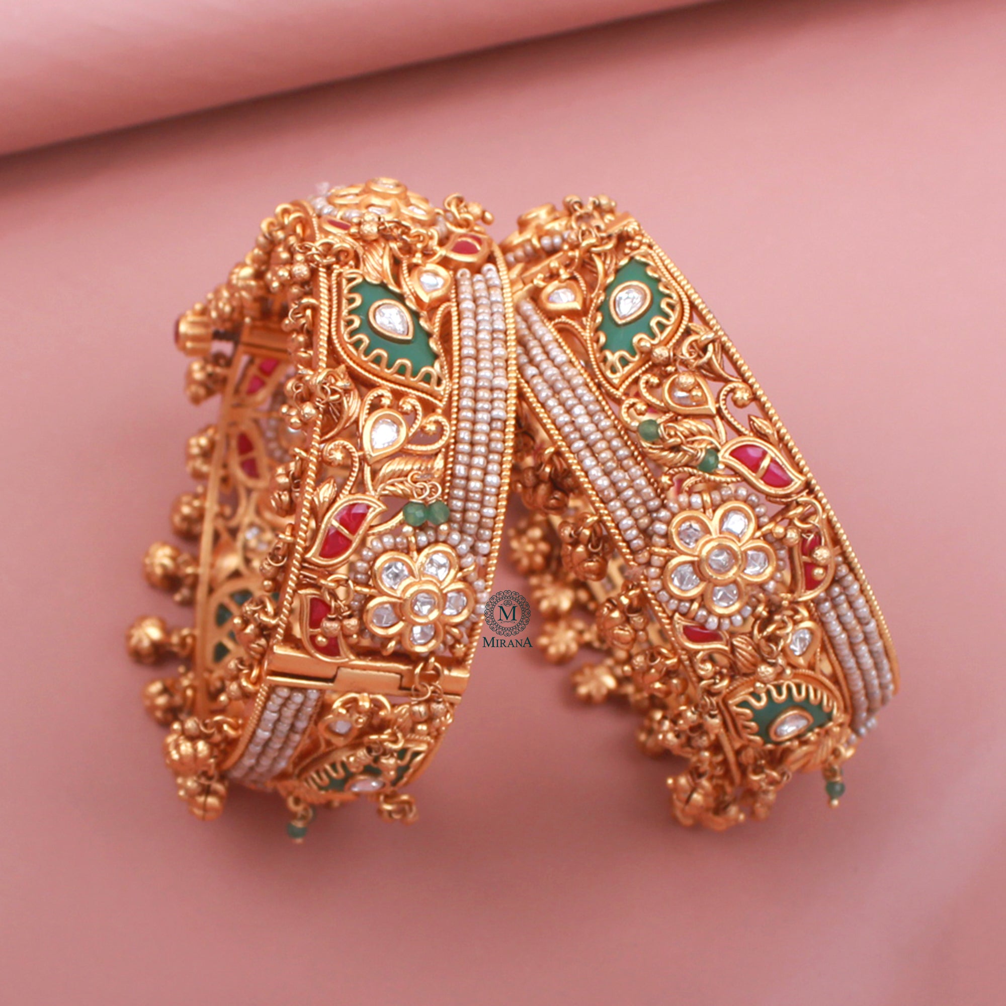 Jivika Antique Designer Bangles