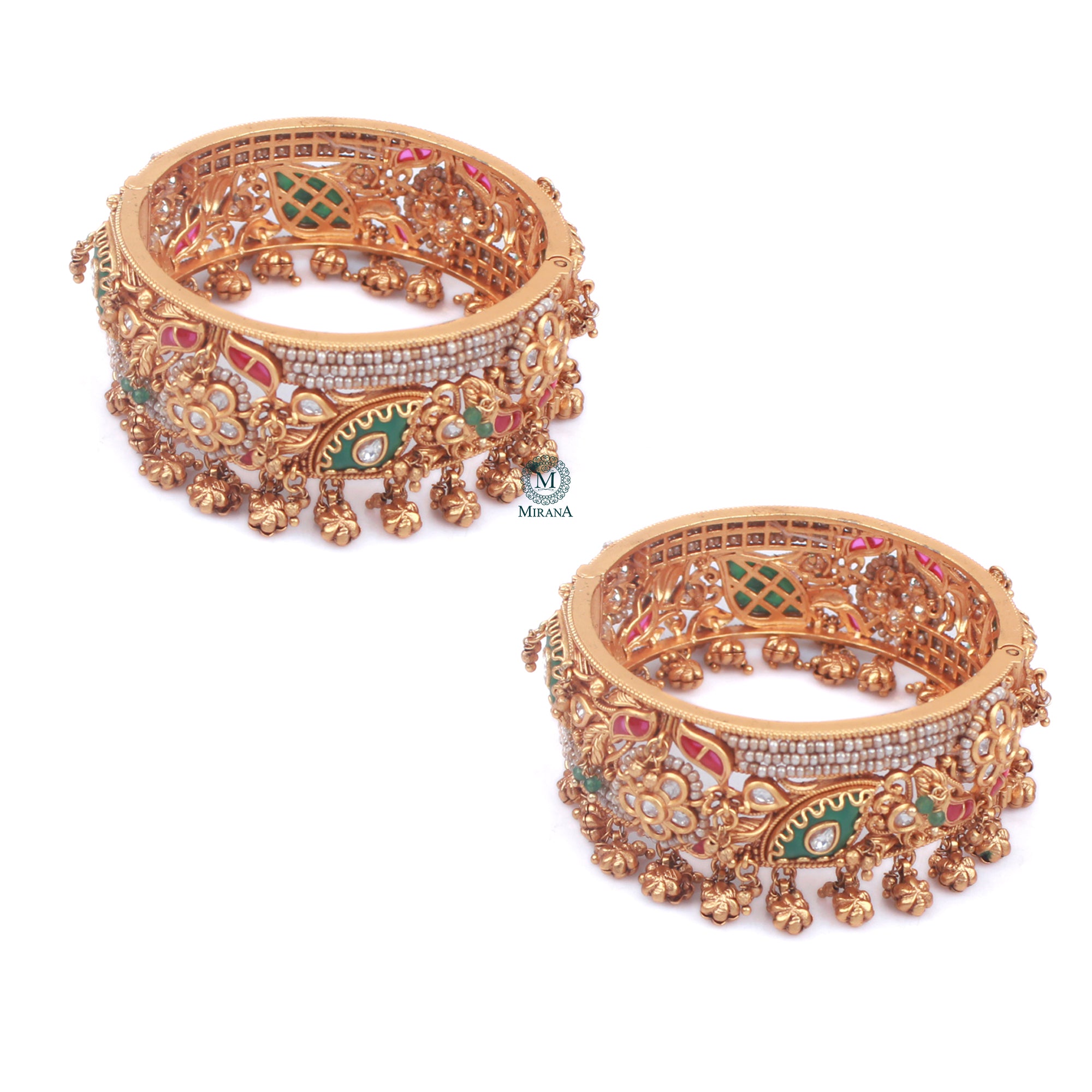 Jivika Antique Designer Bangles