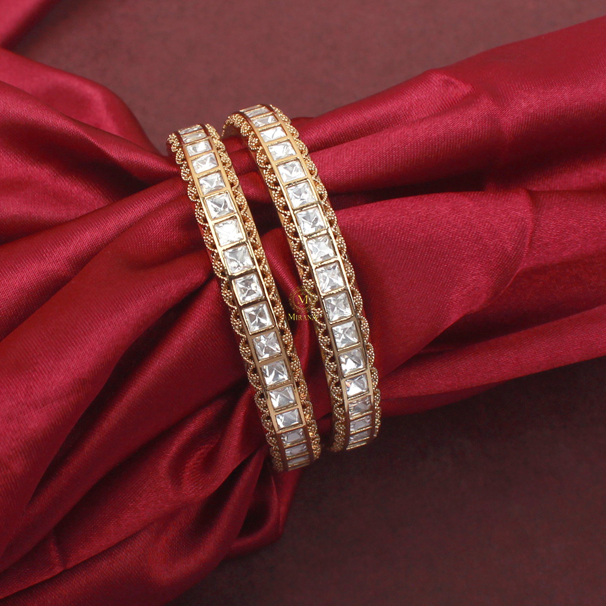 Saanvi Polki Designer Bangles