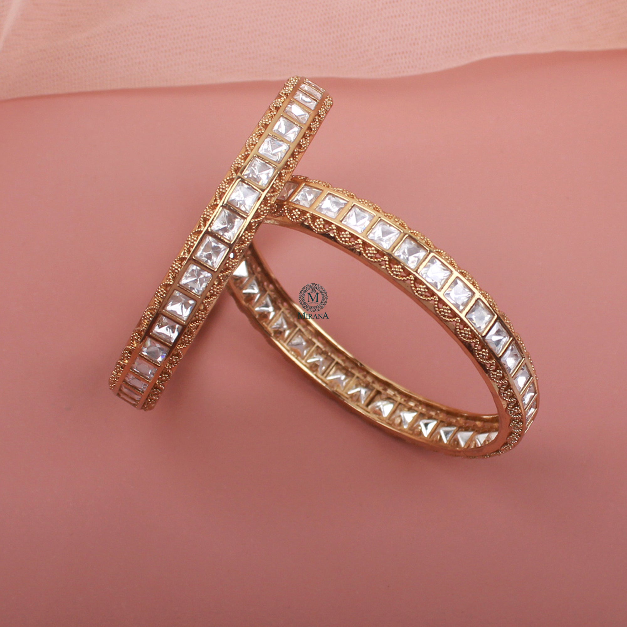 Saanvi Polki Designer Bangles