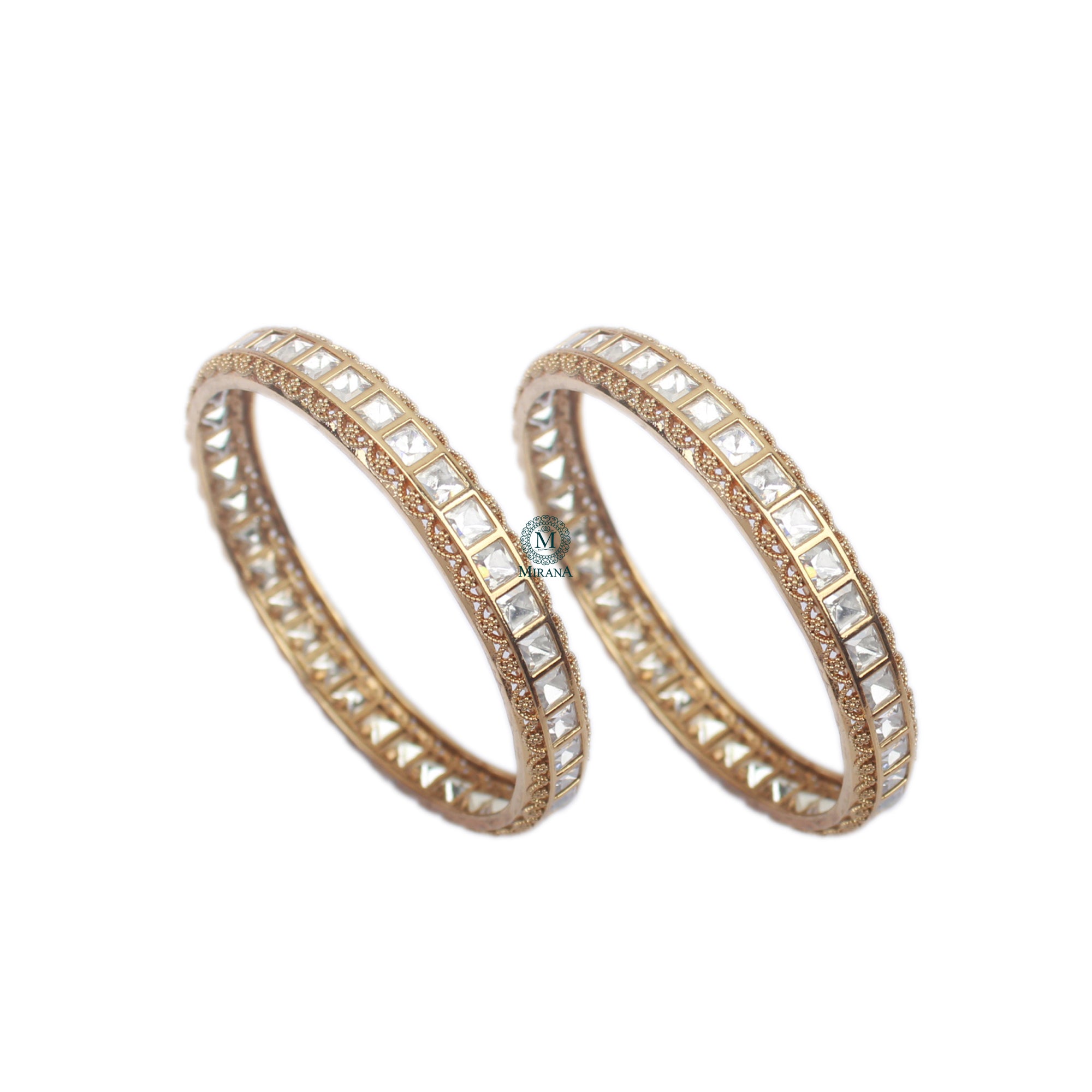 Saanvi Polki Designer Bangles