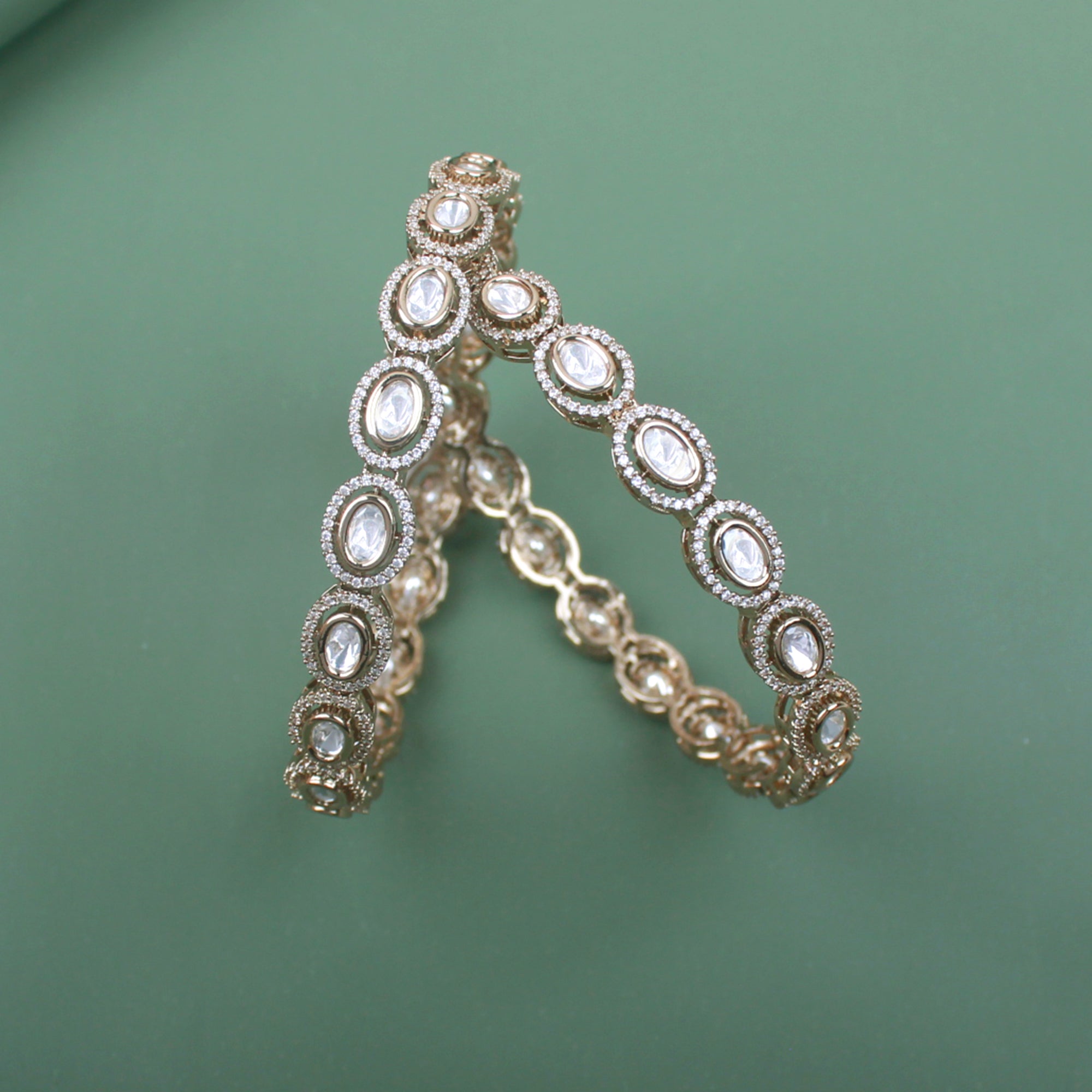 Isha Polki Designer Bangles