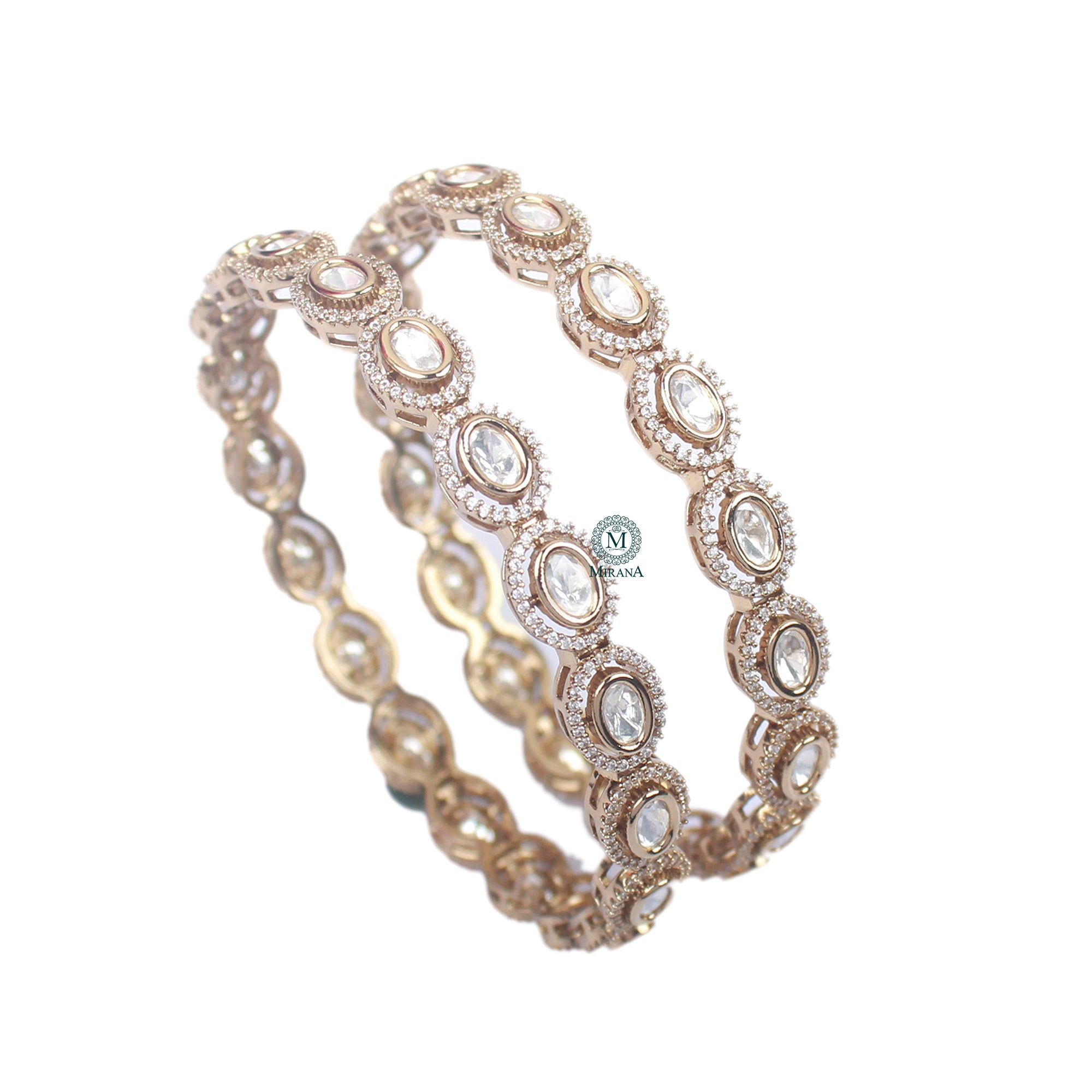 Isha Polki Designer Bangles
